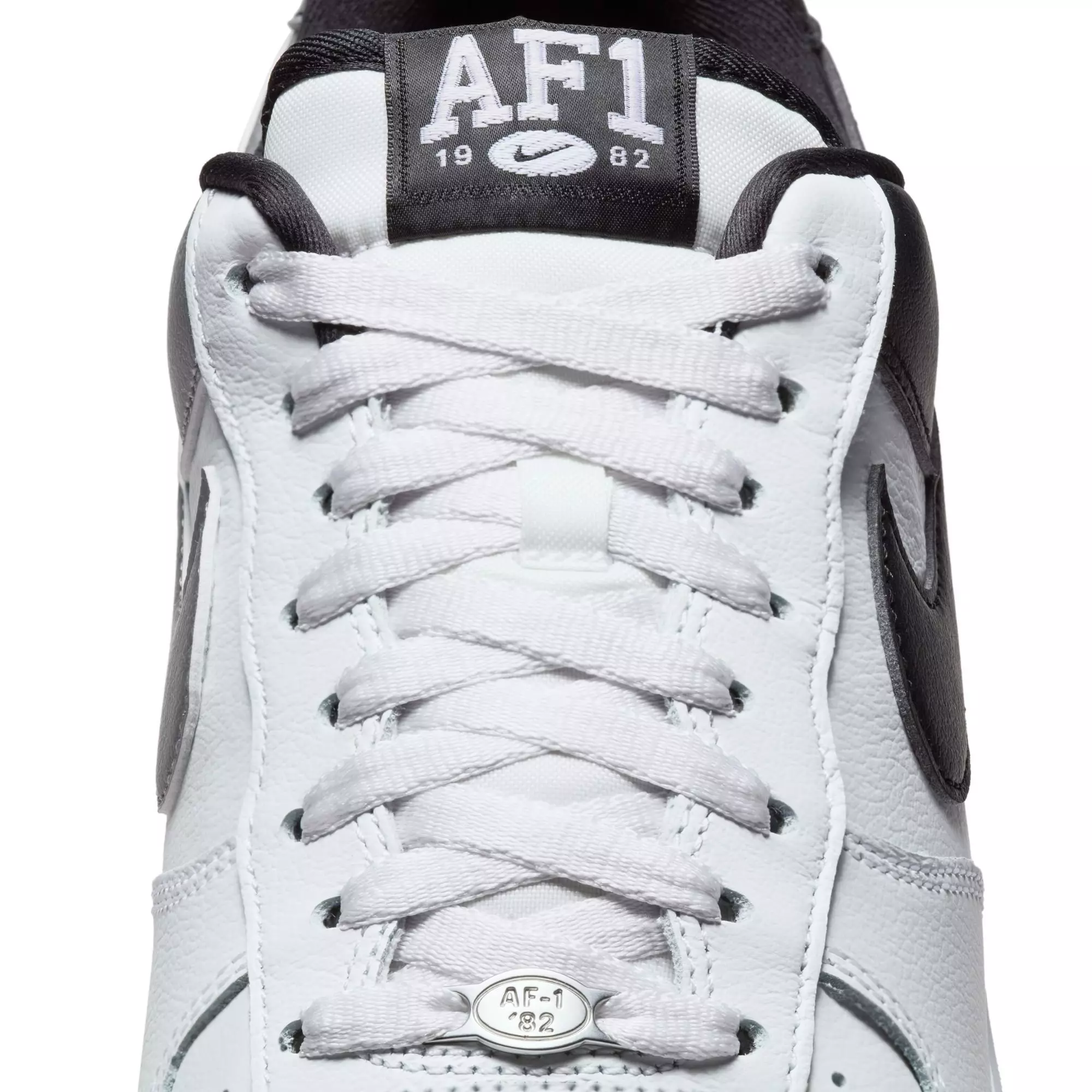 Nike Air Force 1 '07 LV8 "Summit White/Black/Metallic Silver" Men's Shoe - WHITE/BLACK/SILVER