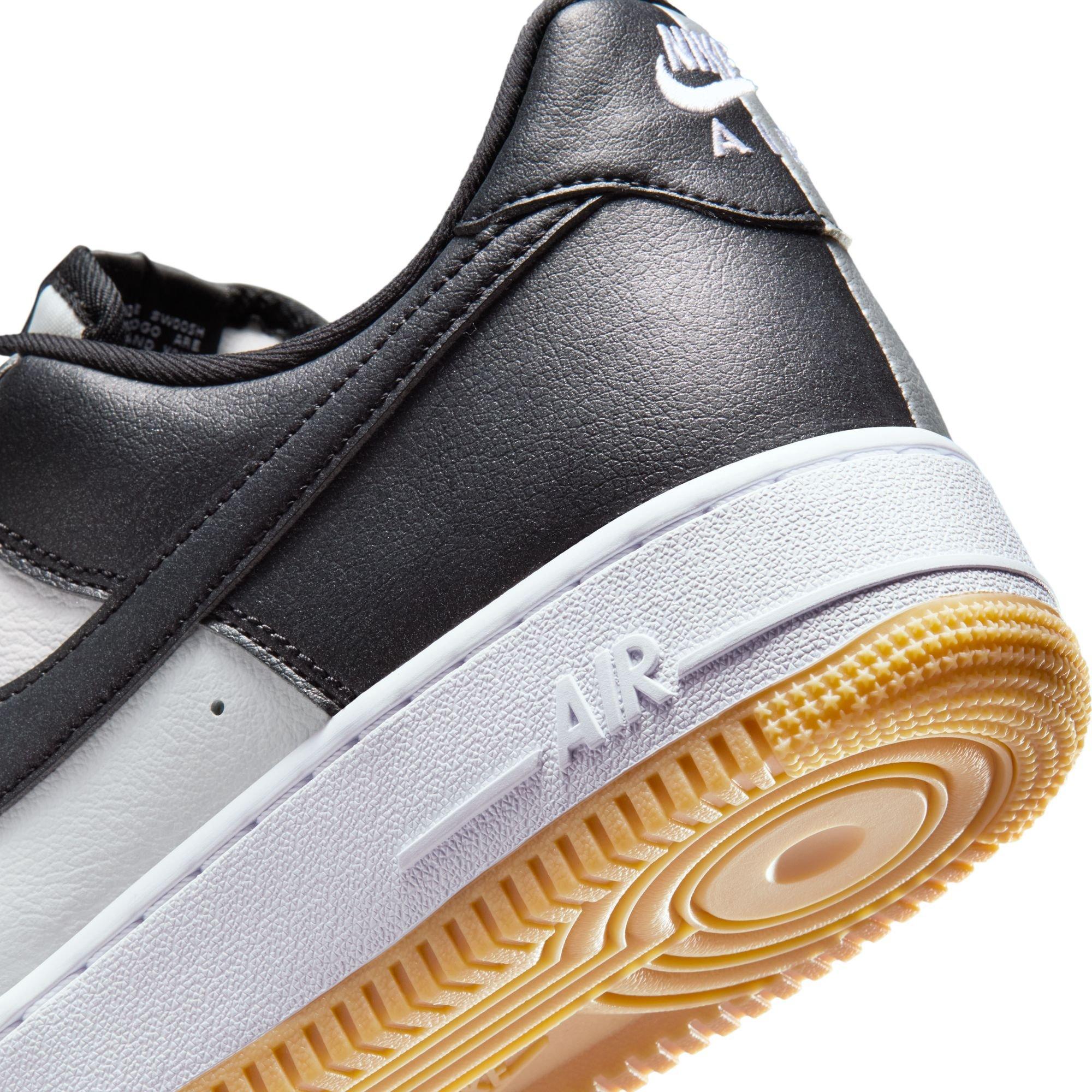 Nike Air Force 1 '07 LV8 "Summit White/Black/Metallic Silver" Men's Shoe - WHITE/BLACK/SILVER Thumbnail View 11