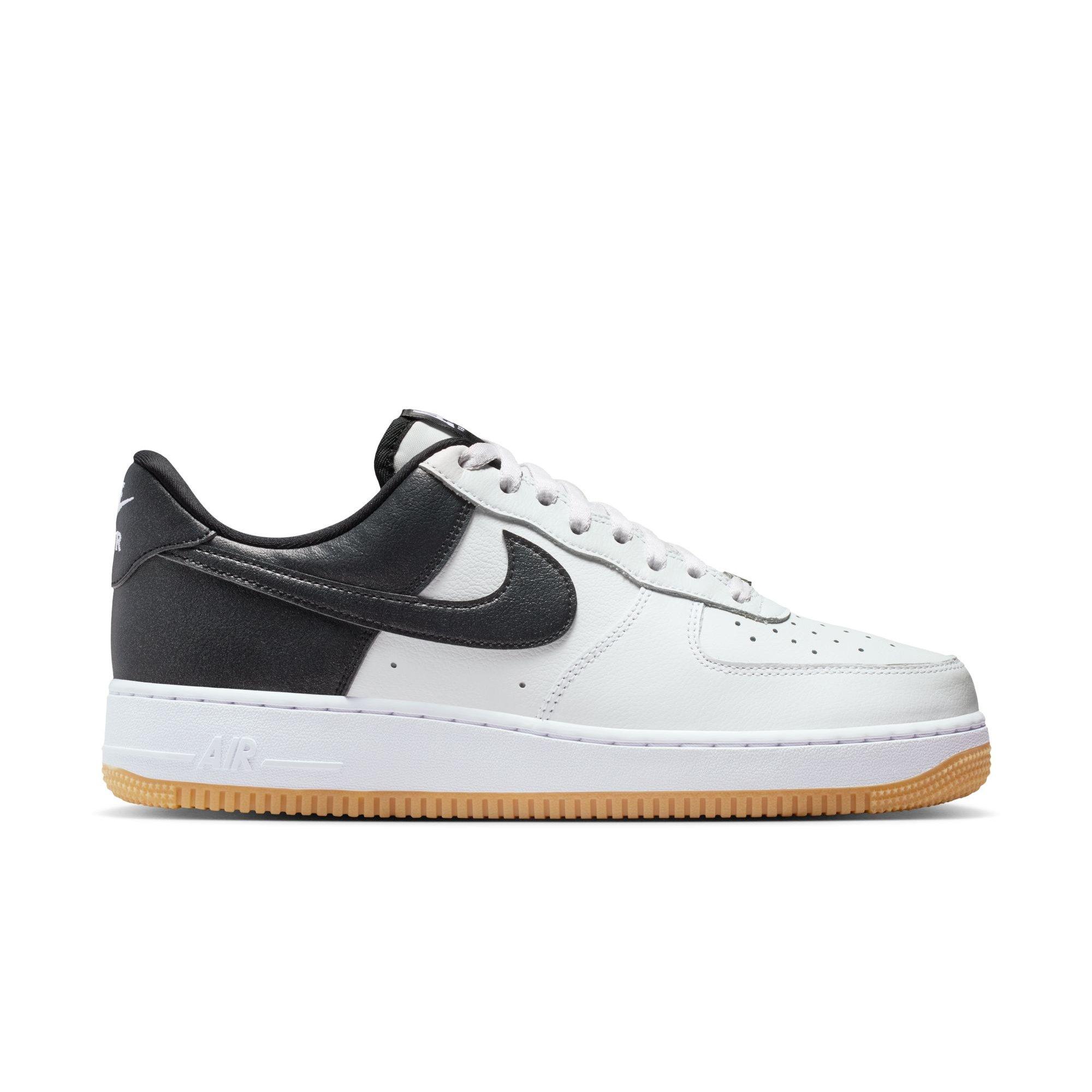 Nike Air Force 1 '07 LV8 "Summit White/Black/Metallic Silver" Men's Shoe - WHITE/BLACK/SILVER Thumbnail View 1