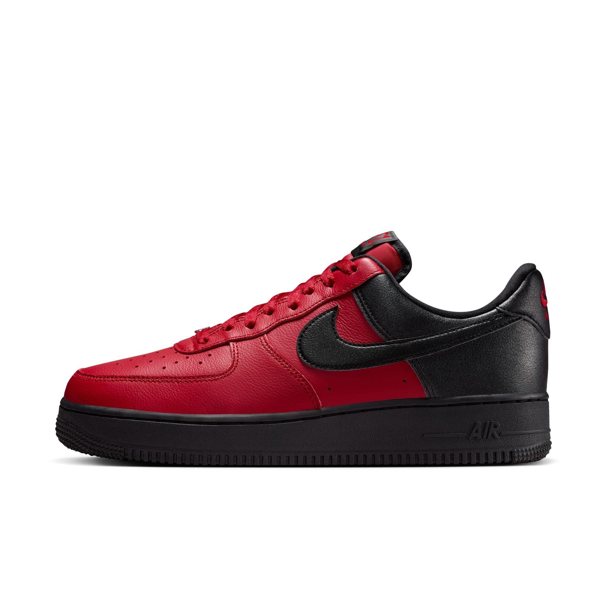 Nike Air Force 1 '07 LV8 "Gym Red/Black/Summit White" Men's Shoe - RED/BLACK/WHITE Thumbnail View 3