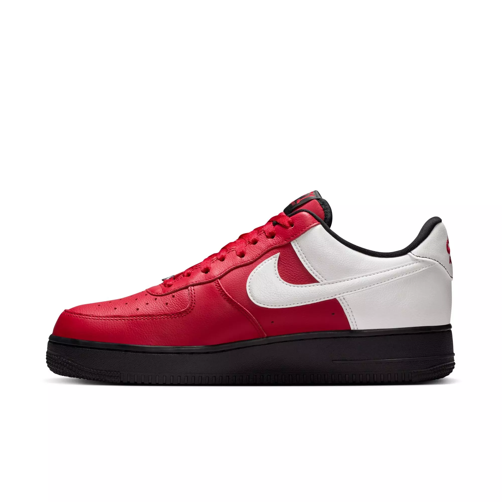 Nike Air Force 1 '07 LV8 "Gym Red/Black/Summit White" Men's Shoe - RED/BLACK/WHITE