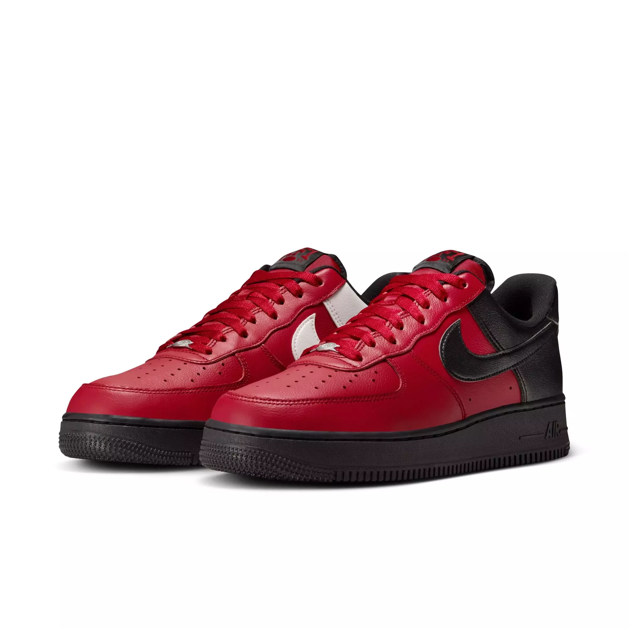 Nike Air Force 1 '07 LV8 "Gym Red/Black/Summit White" Men's Shoe - RED/BLACK/WHITE