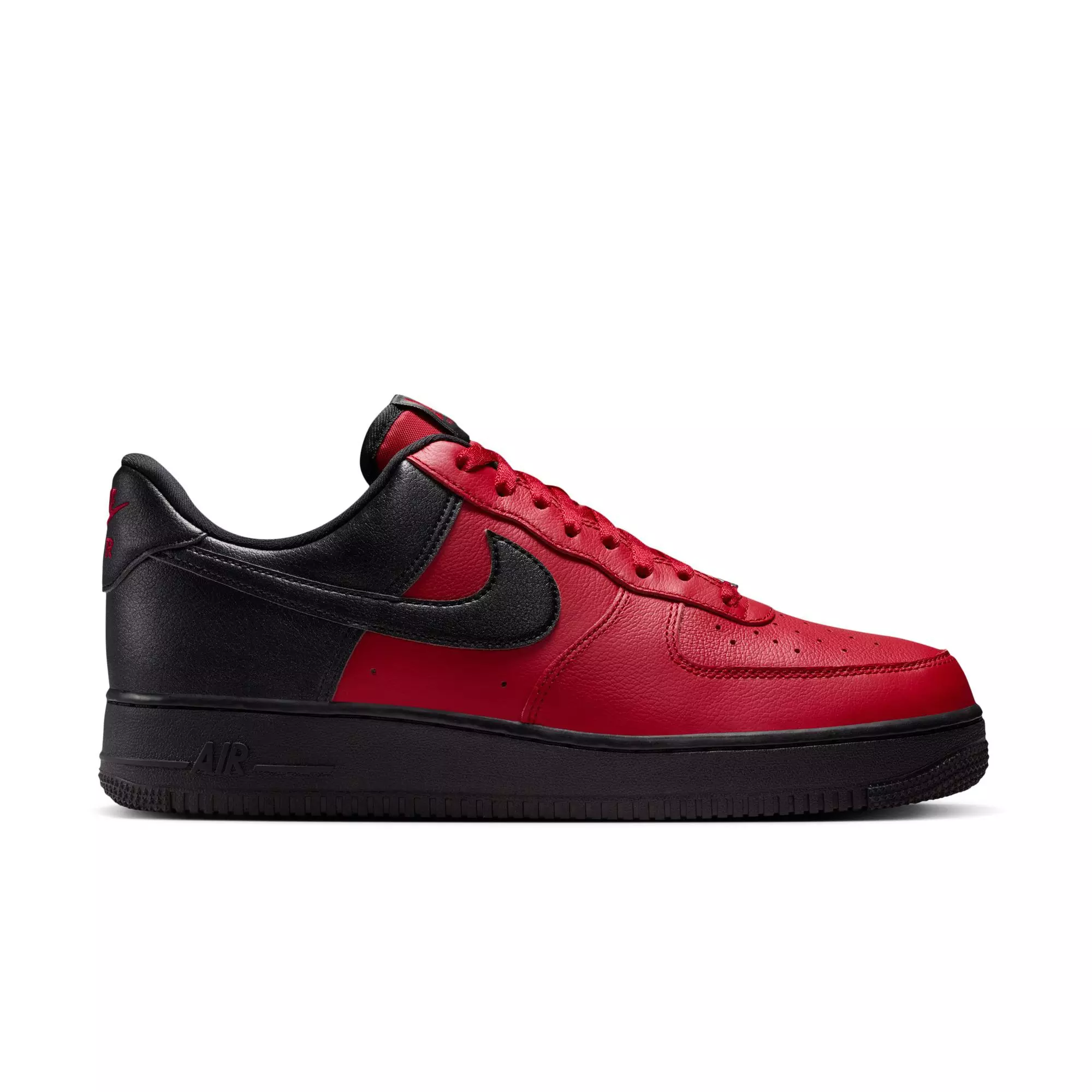 Nike Air Force 1 '07 LV8 "Gym Red/Black/Summit White" Men's Shoe - RED/BLACK/WHITE