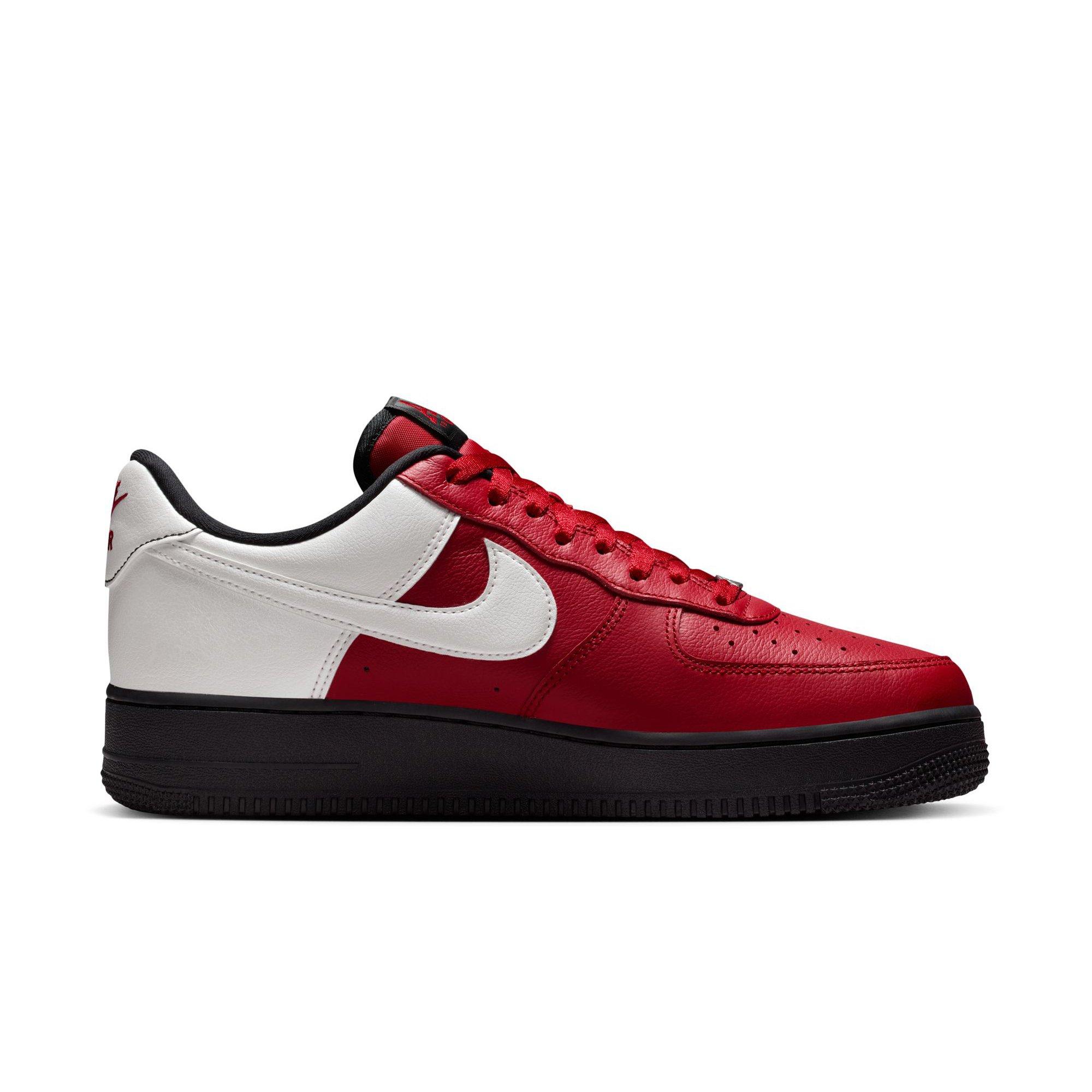 Nike Air Force 1 '07 LV8 "Gym Red/Black/Summit White" Men's Shoe - RED/BLACK/WHITE Thumbnail View 2