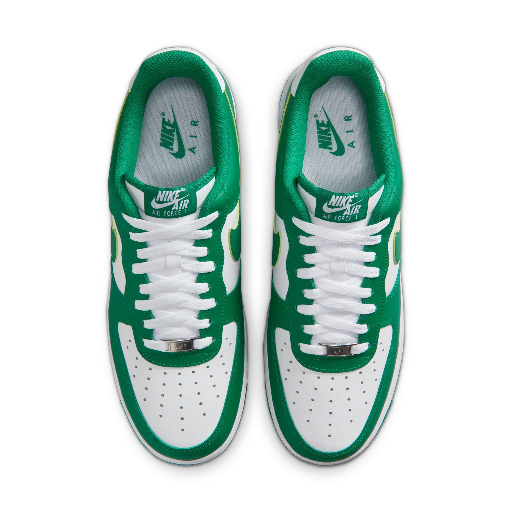 Nike Air Force 1 '07 "White/Malachite" Men's Shoe - WHITE/GREEN Thumbnail View 6