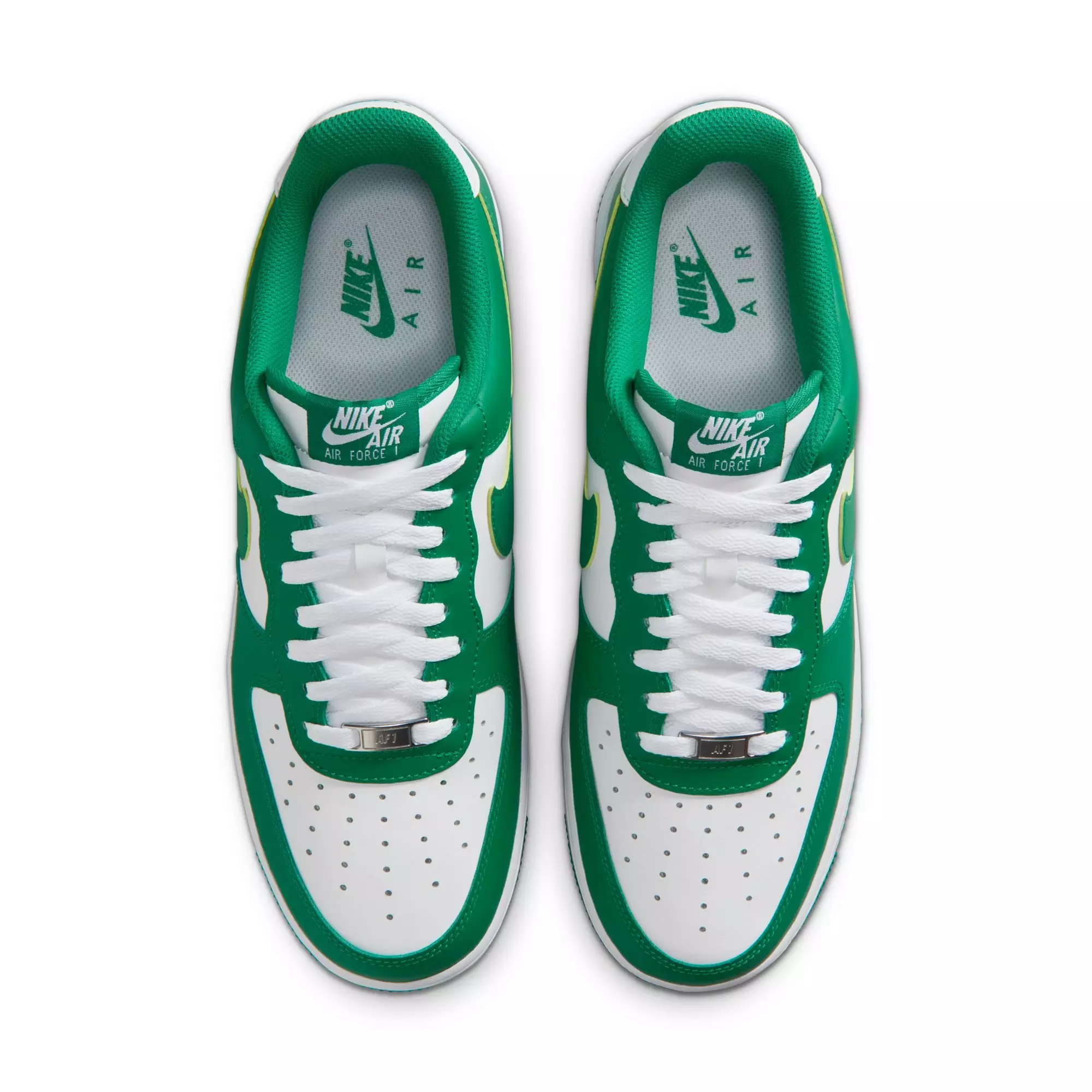 Nike Air Force 1 '07 "White/Malachite" Men's Shoe - WHITE/GREEN