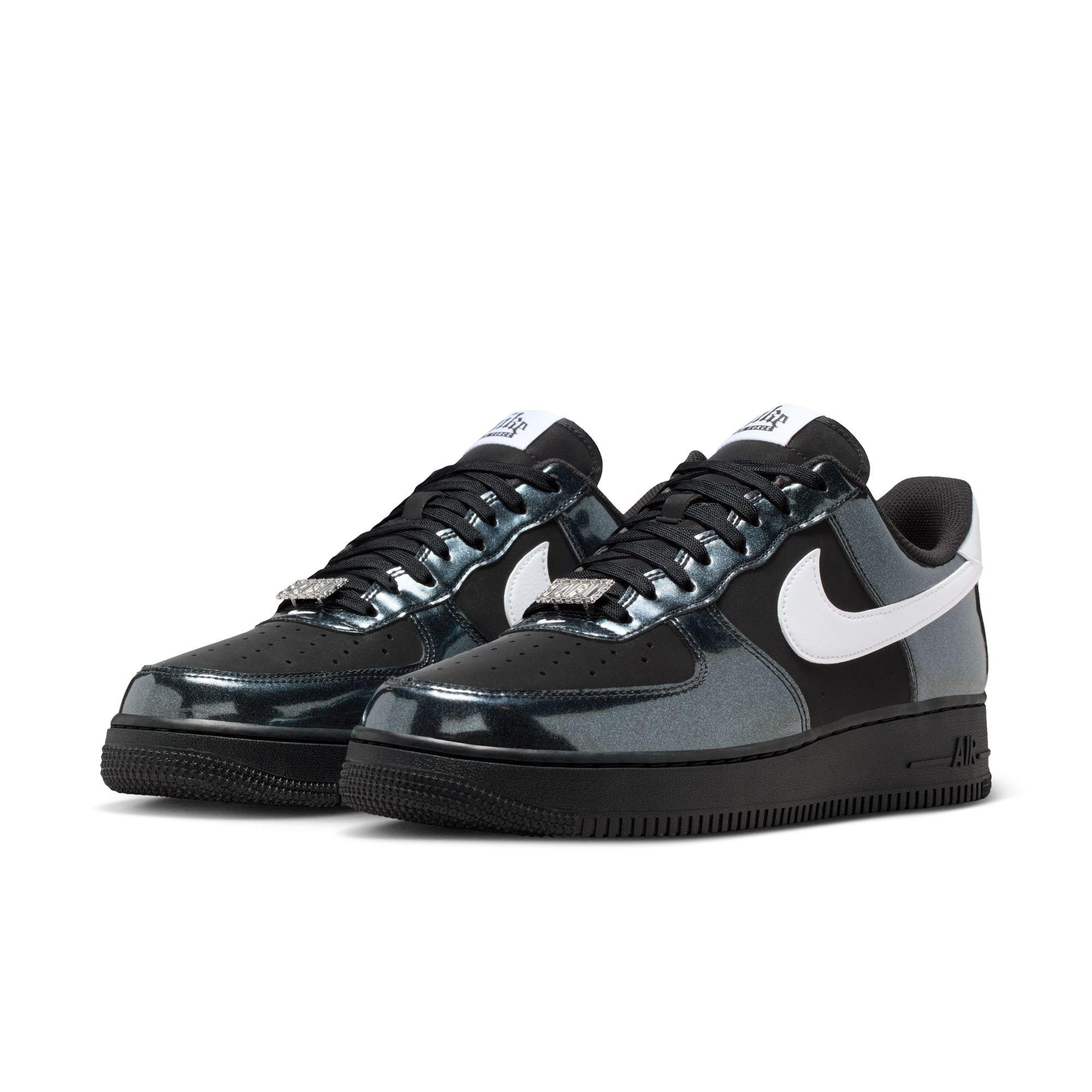 %Size 9.5 Men Nike Air Force 1 07 LV8 Black CD0888-001 / A 22 Men main image 4