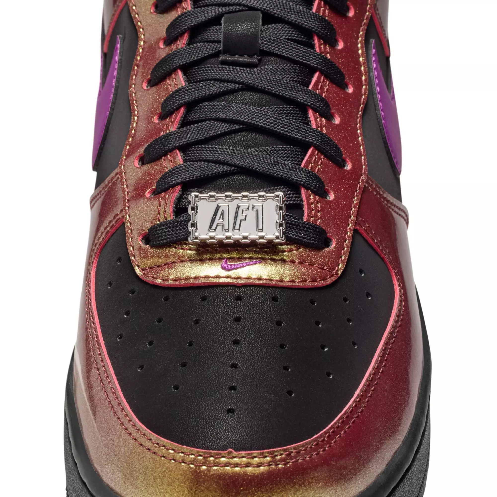 Nike Air Force 1 '07 LV8 "Black/Bold Berry" Men's Shoe - BLACK/MULTI