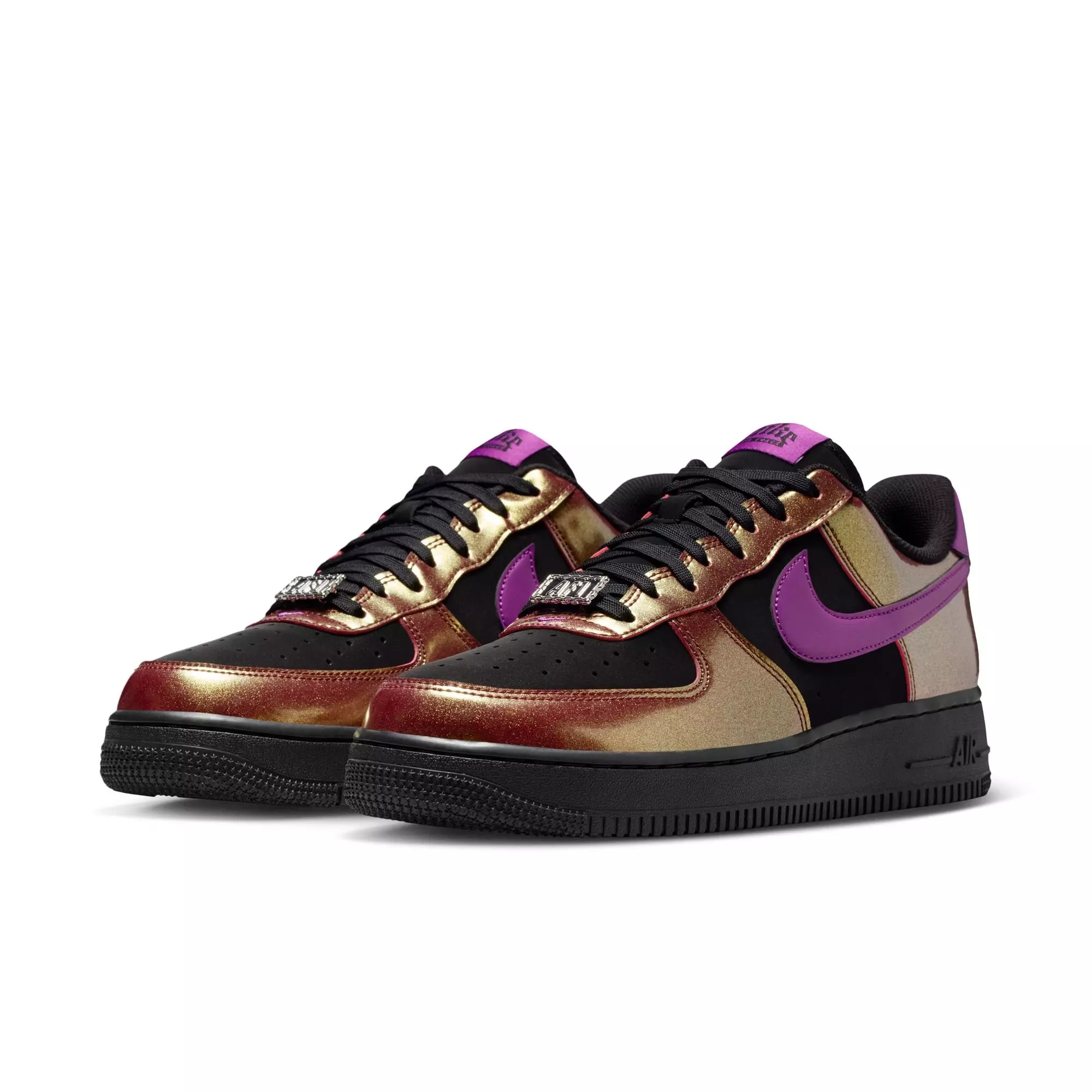 Nike Air Force 1 '07 LV8 "Black/Bold Berry" Men's Shoe - BLACK/MULTI
