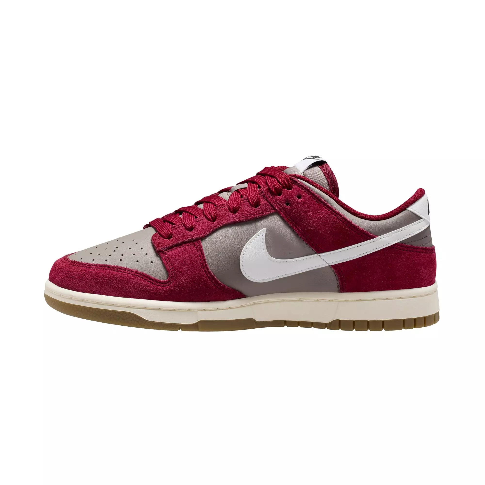 Nike Dunk Low Retro SE "College Grey/White Team Red/Sail" Men's Shoe - GREY/RED