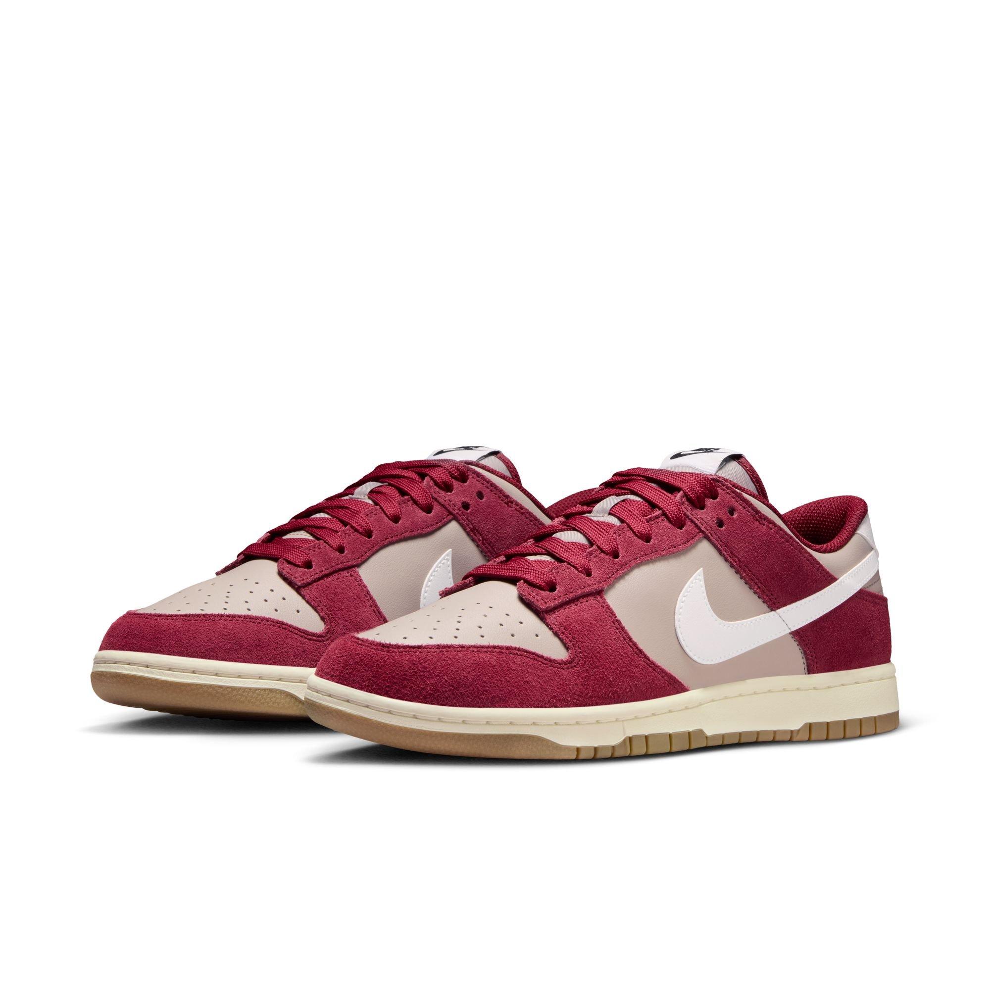 Nike Dunk Low Retro SE "College Grey/White Team Red/Sail" Men's Shoe - GREY/RED Thumbnail View 5