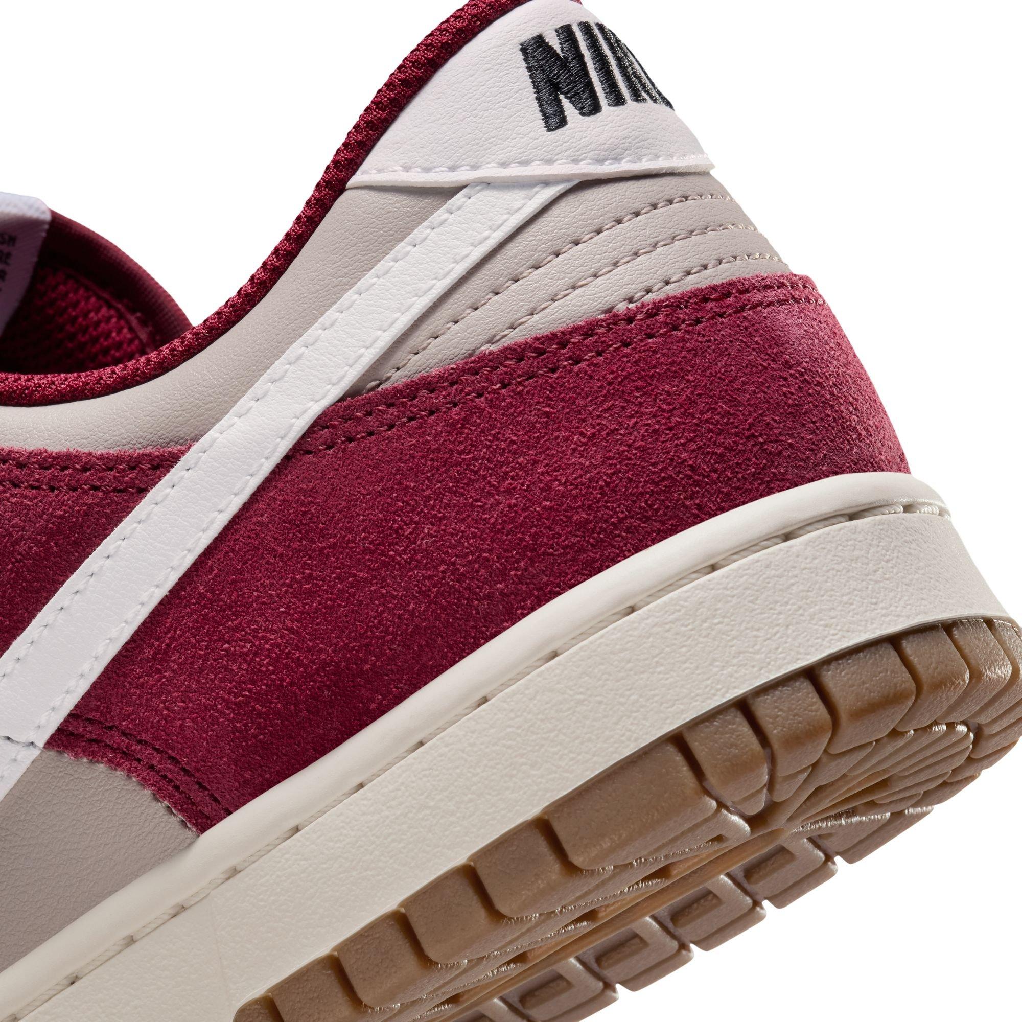 Nike Dunk Low Retro SE "College Grey/White Team Red/Sail" Men's Shoe - GREY/RED Thumbnail View 11