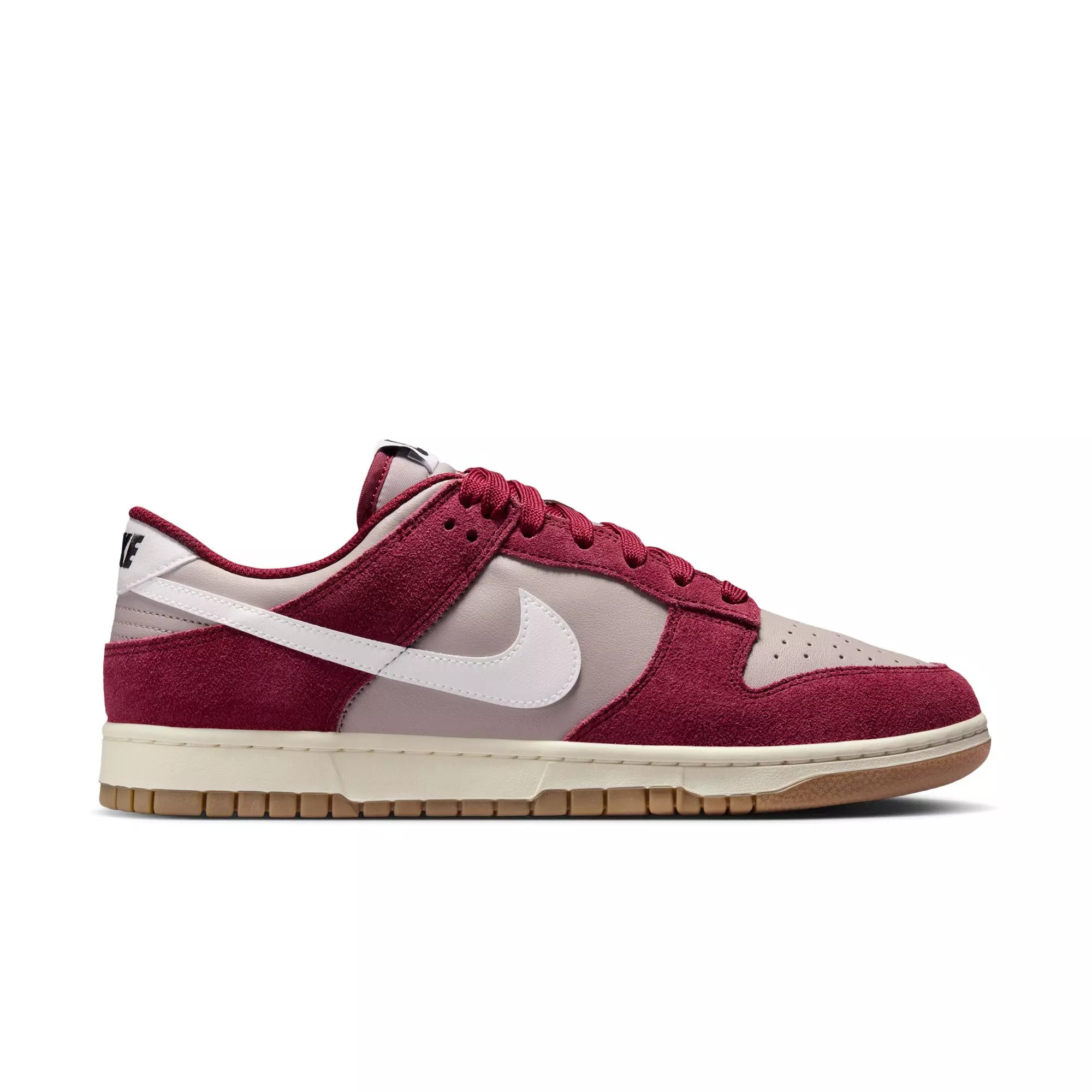 Nike Dunk Low Retro SE "College Grey/White Team Red/Sail" Men's Shoe - GREY/RED