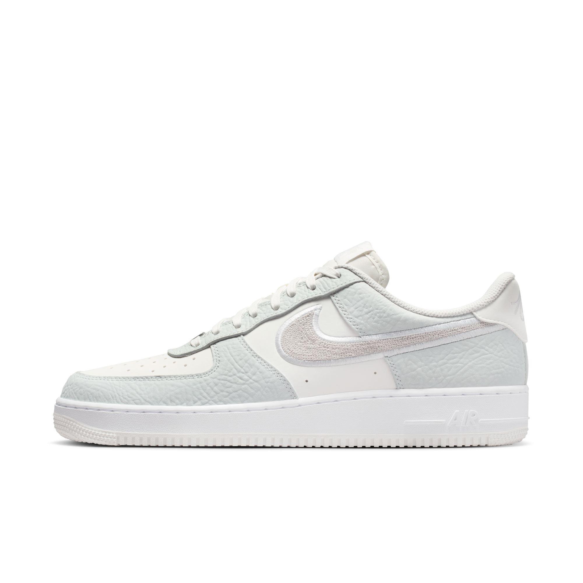 Nike Air Force 1 '07 LV8 "Summit White/Vast Grey/White" Men's Shoe - WHITE/GREY Thumbnail View 3