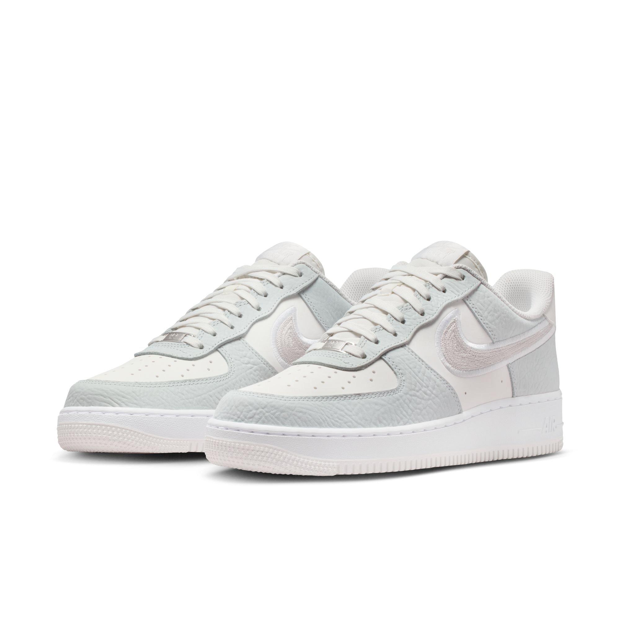 Nike Air Force 1 '07 LV8 "Summit White/Vast Grey/White" Men's Shoe - WHITE/GREY Thumbnail View 5