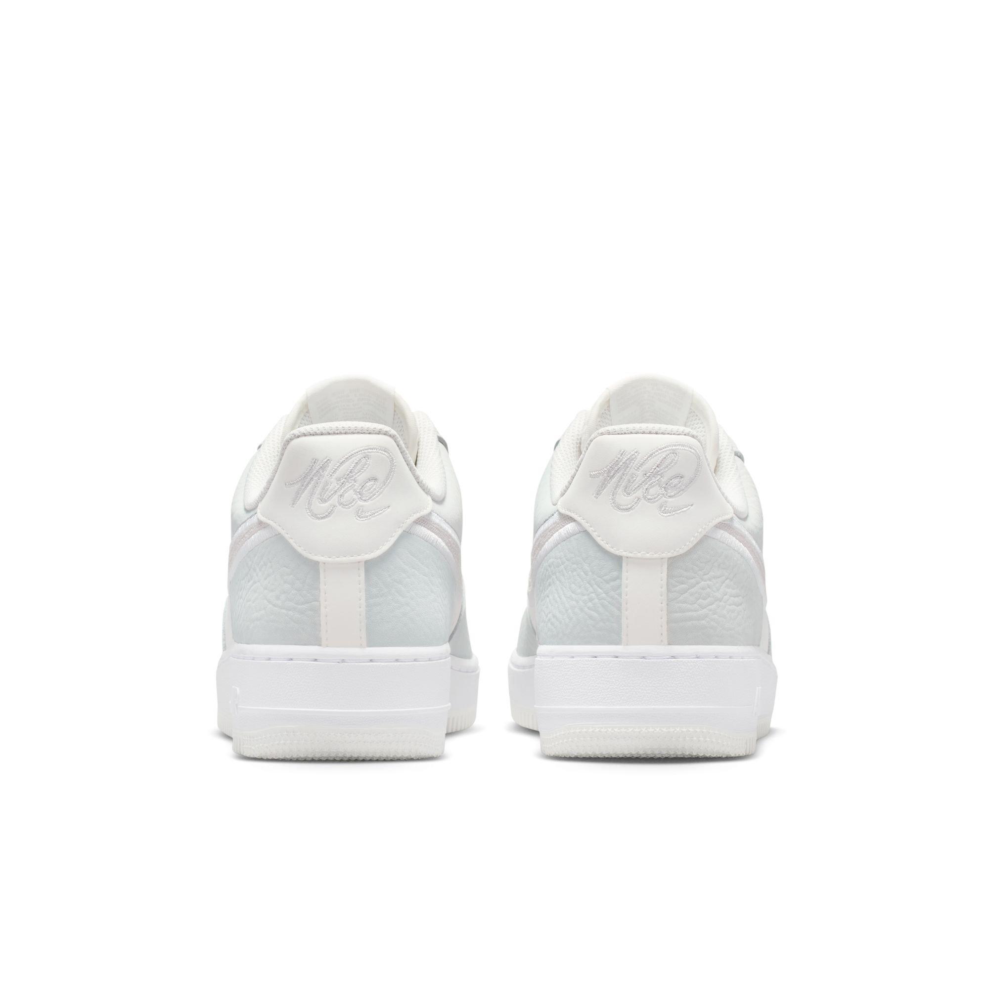 Nike Air Force 1 '07 LV8 "Summit White/Vast Grey/White" Men's Shoe - WHITE/GREY Thumbnail View 7
