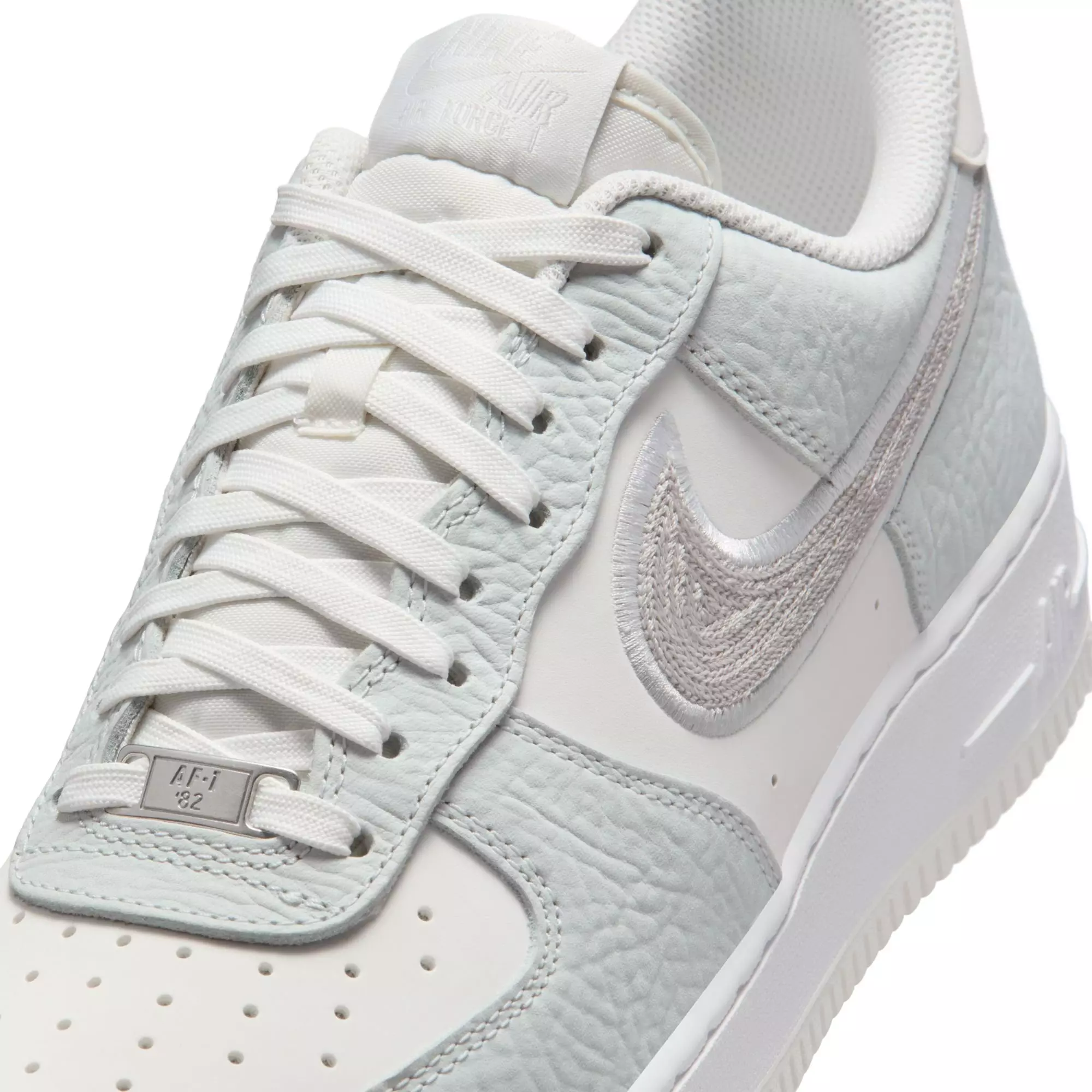 Nike Air Force 1 '07 LV8 "Summit White/Vast Grey/White" Men's Shoe - WHITE/GREY