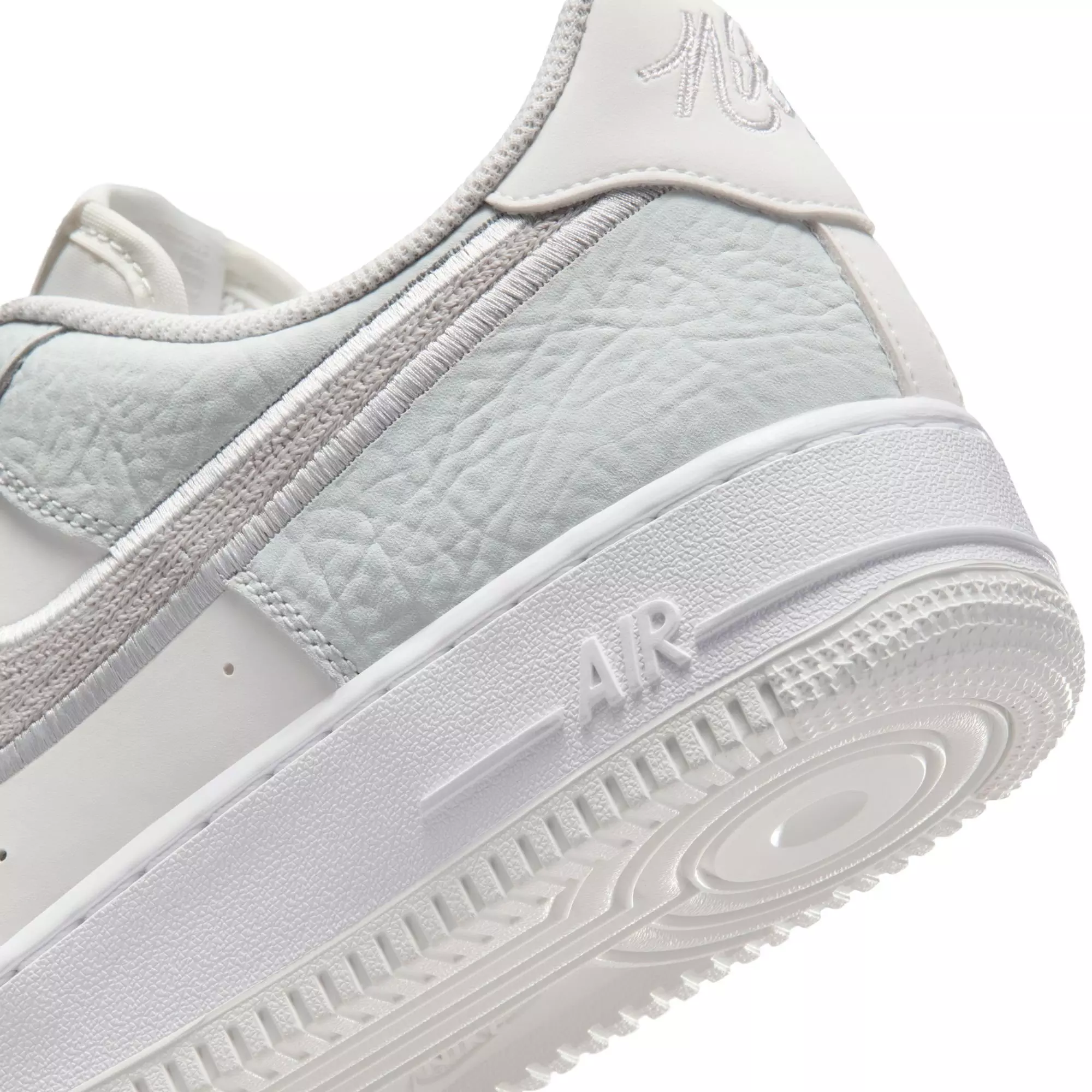 Nike Air Force 1 '07 LV8 "Summit White/Vast Grey/White" Men's Shoe - WHITE/GREY