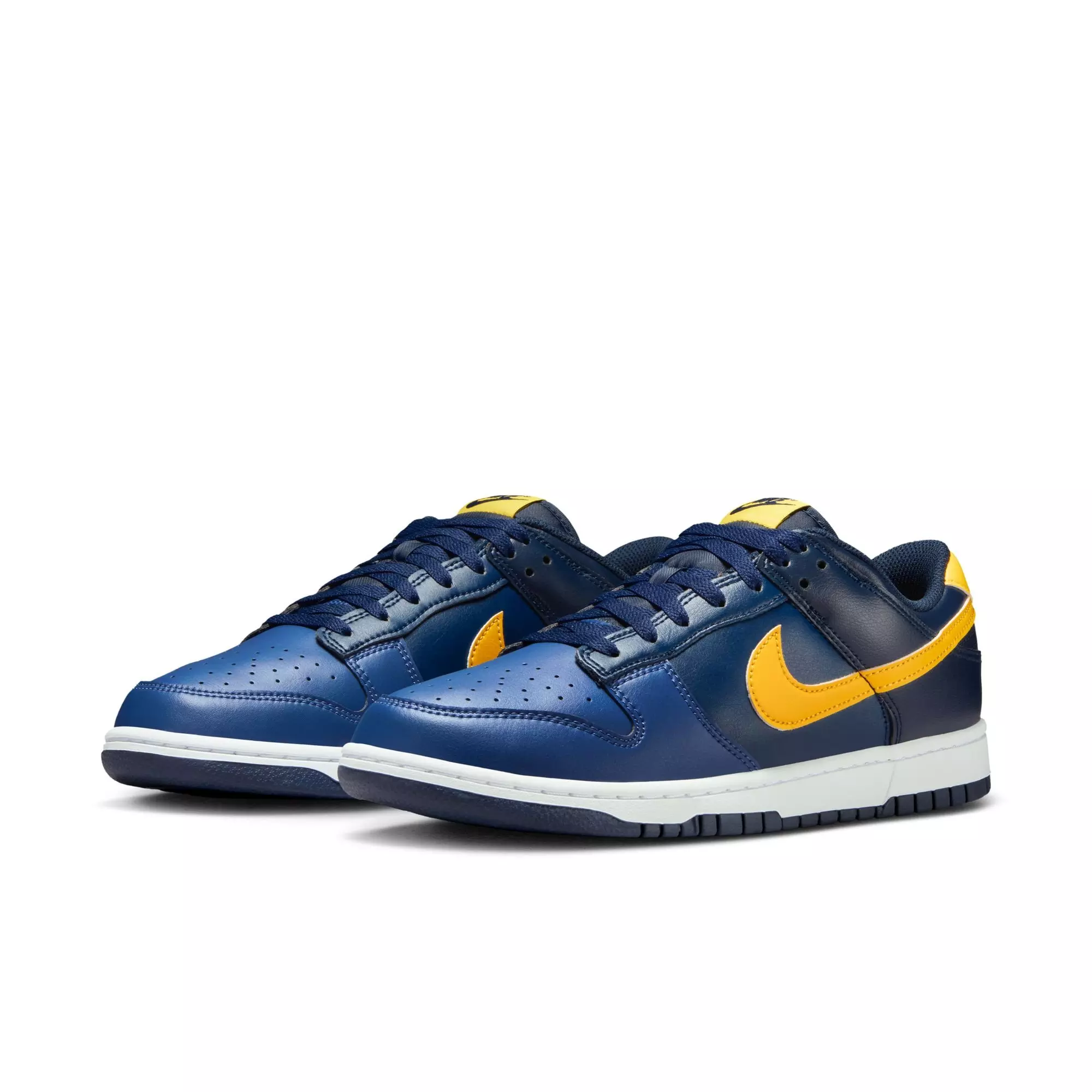 Nike Dunk Low Retro "Blue Legend/Varsity Maize/Midnight Navy" Men's Shoe - NAVY/YELLOW