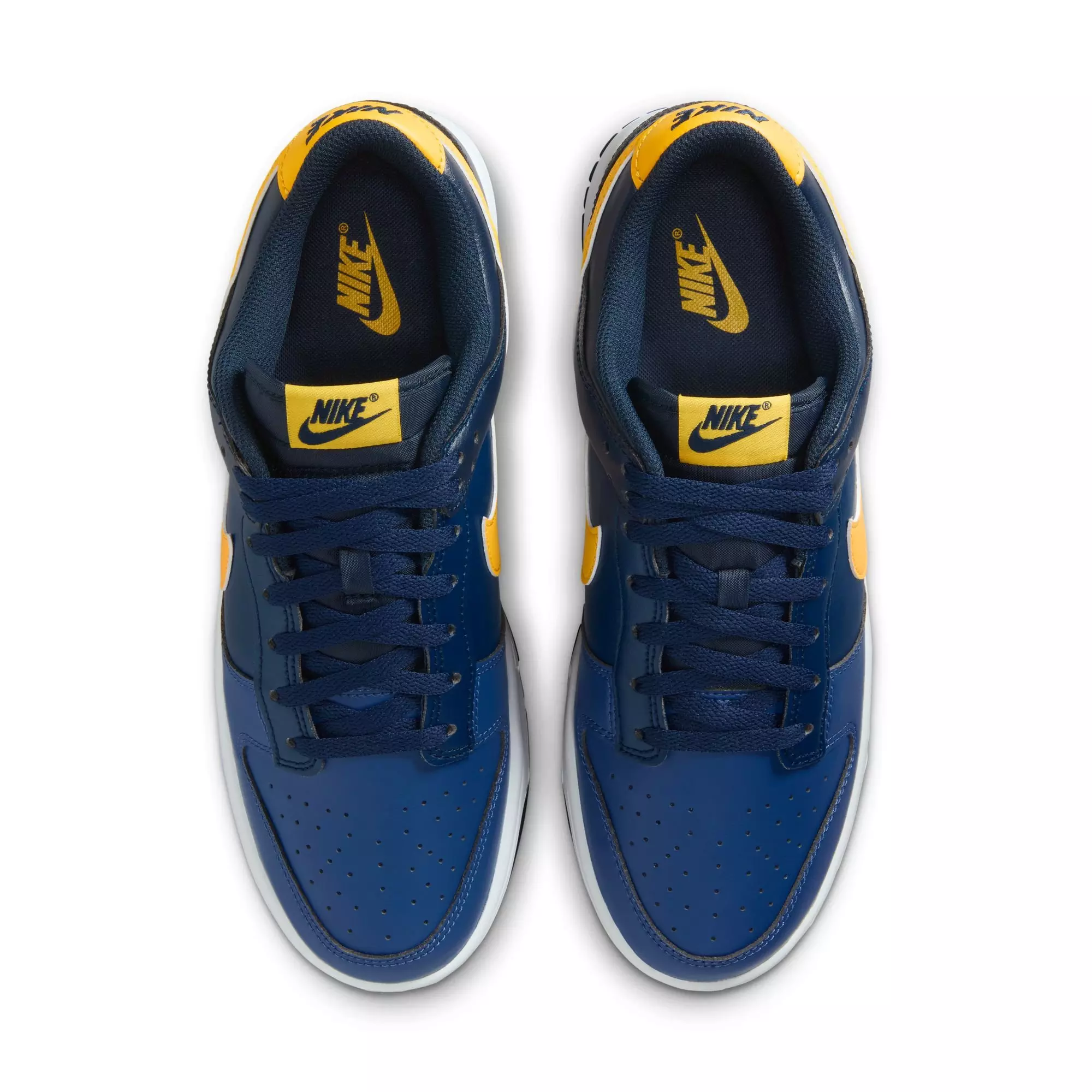 Nike Dunk Low Retro "Blue Legend/Varsity Maize/Midnight Navy" Men's Shoe - NAVY/YELLOW