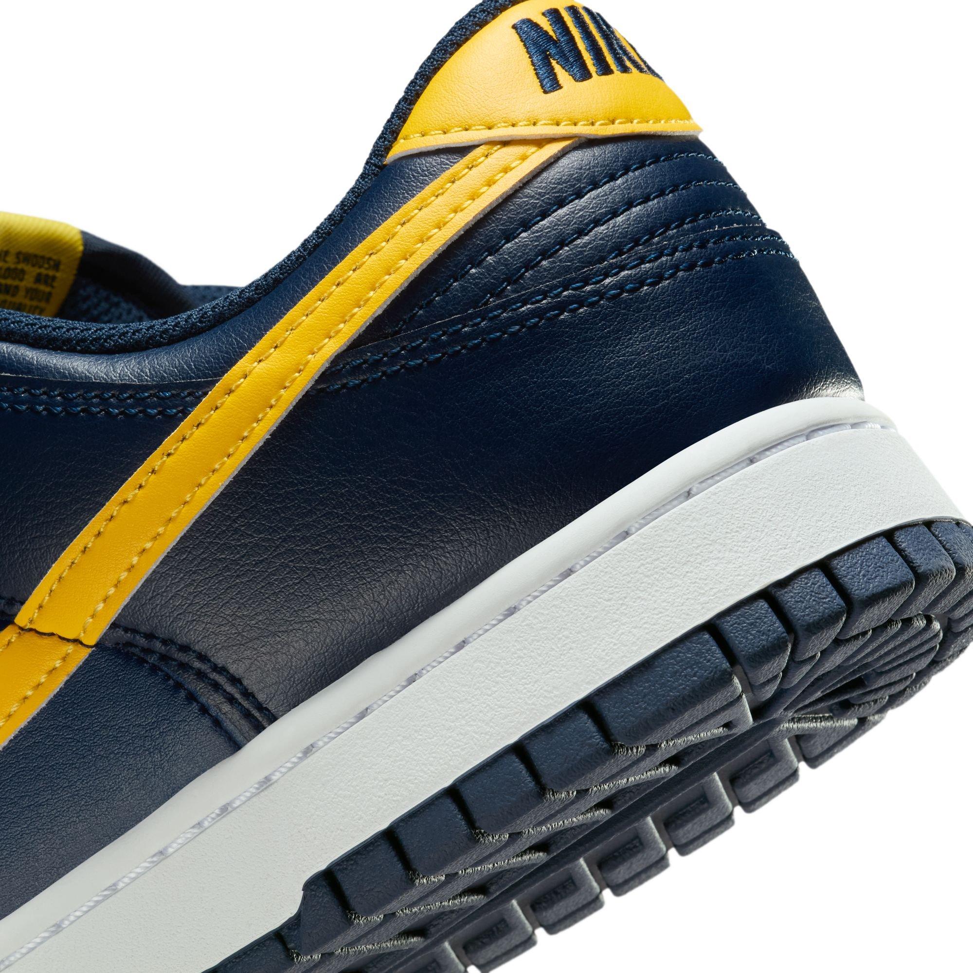 Nike Dunk Low Retro Men's Shoe Blue Legend/Maize | Hibbett