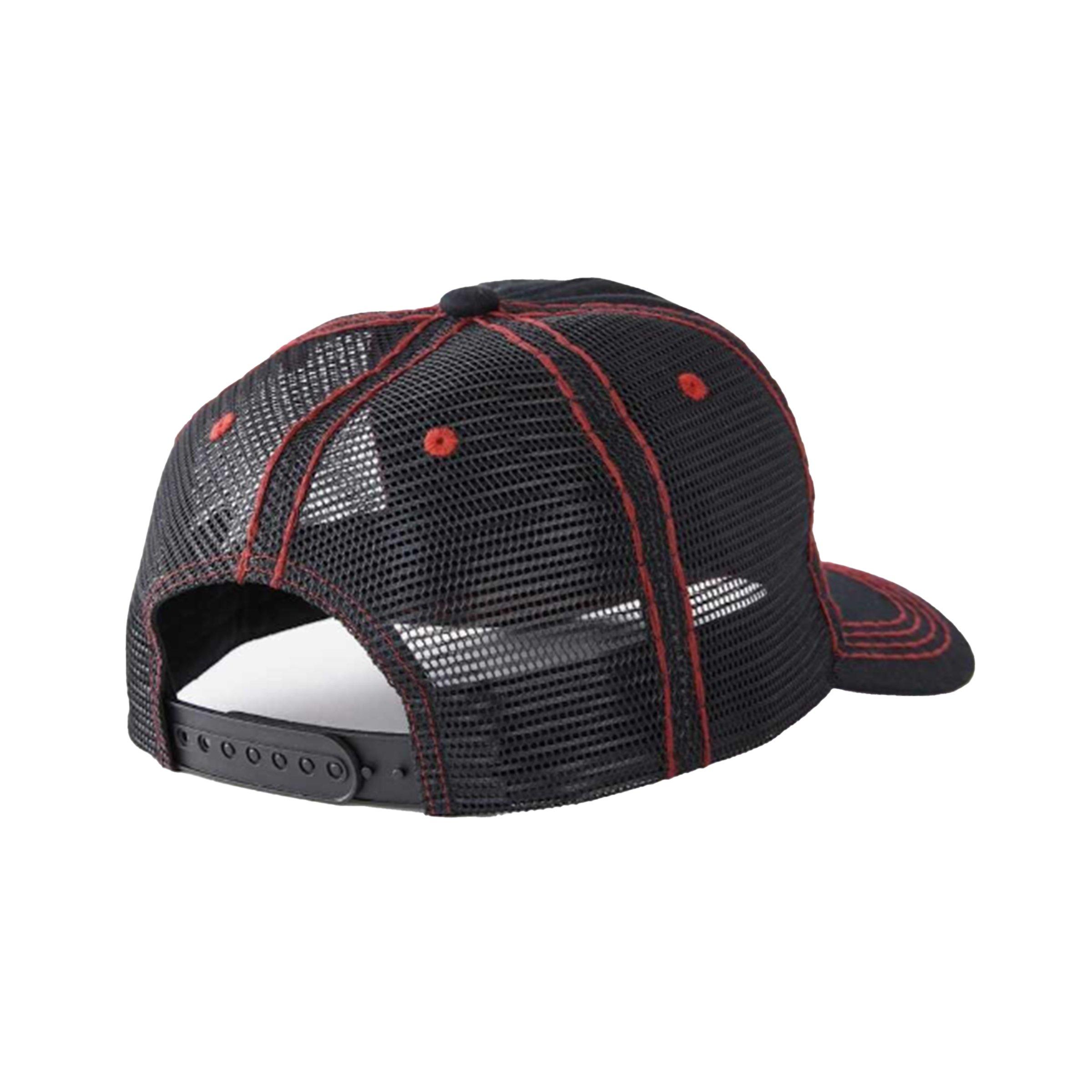 TRUE RELIGION BIG T TRUCKER キャップ 3色 関税送料無料 True Religion Big T Patch Trucker Cap-Black/Red