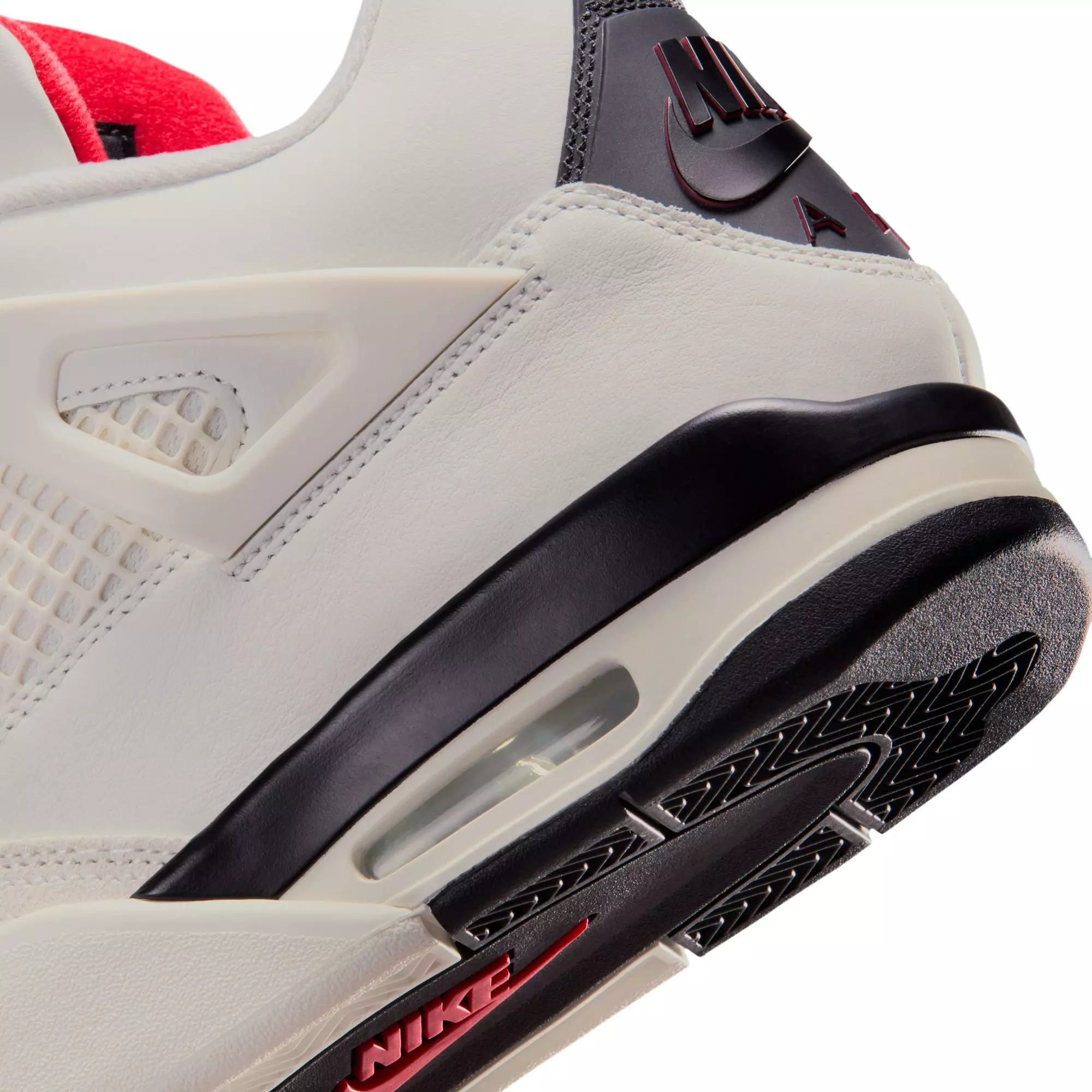 Jordan 4 Retro "Flight Club" Men's Shoe - SAIL/BLACK/UNIVERSITY RED