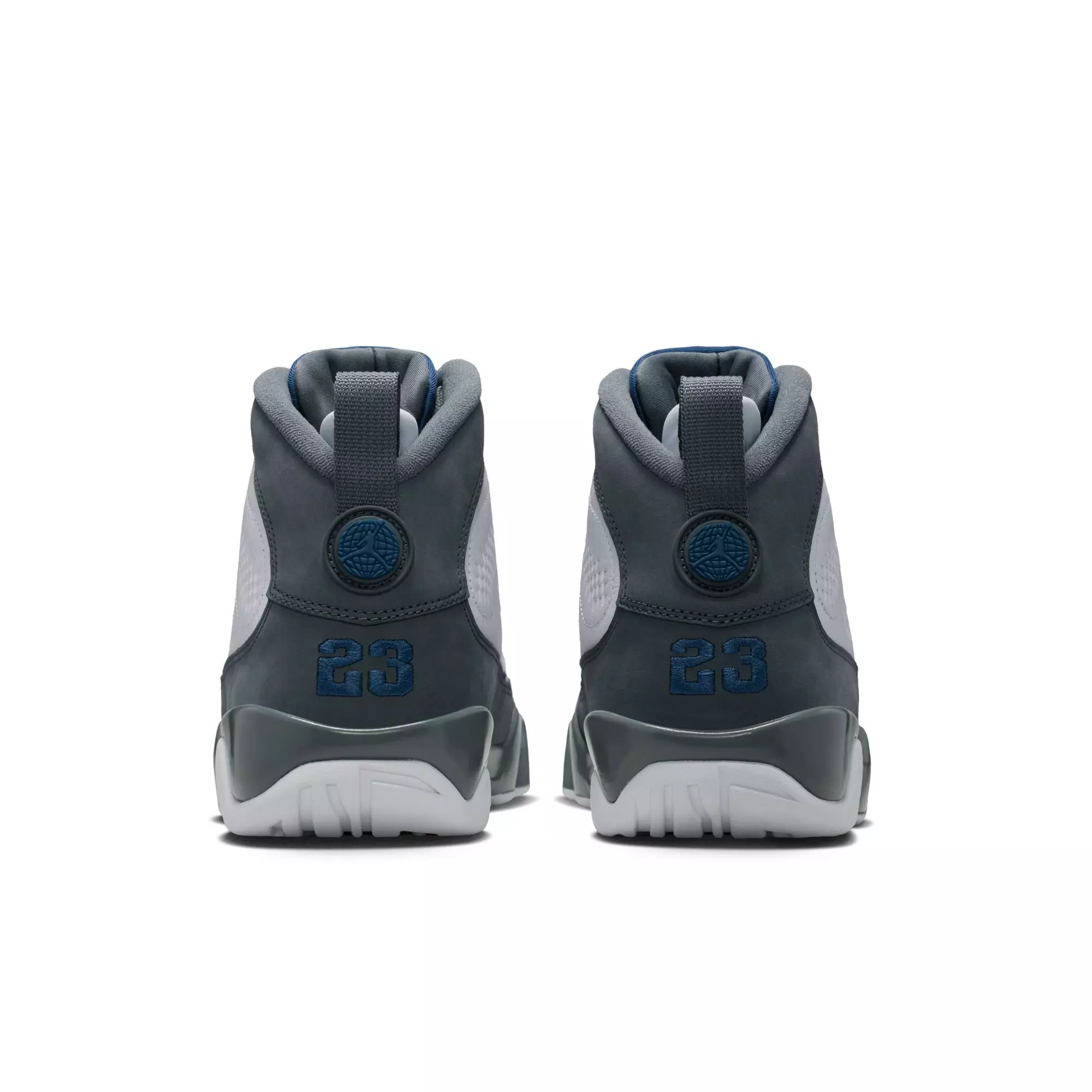 Jordan 9 Retro "Flint Grey" Men's Shoe - WHITE/FRENCH BLUE/FLINT GREY