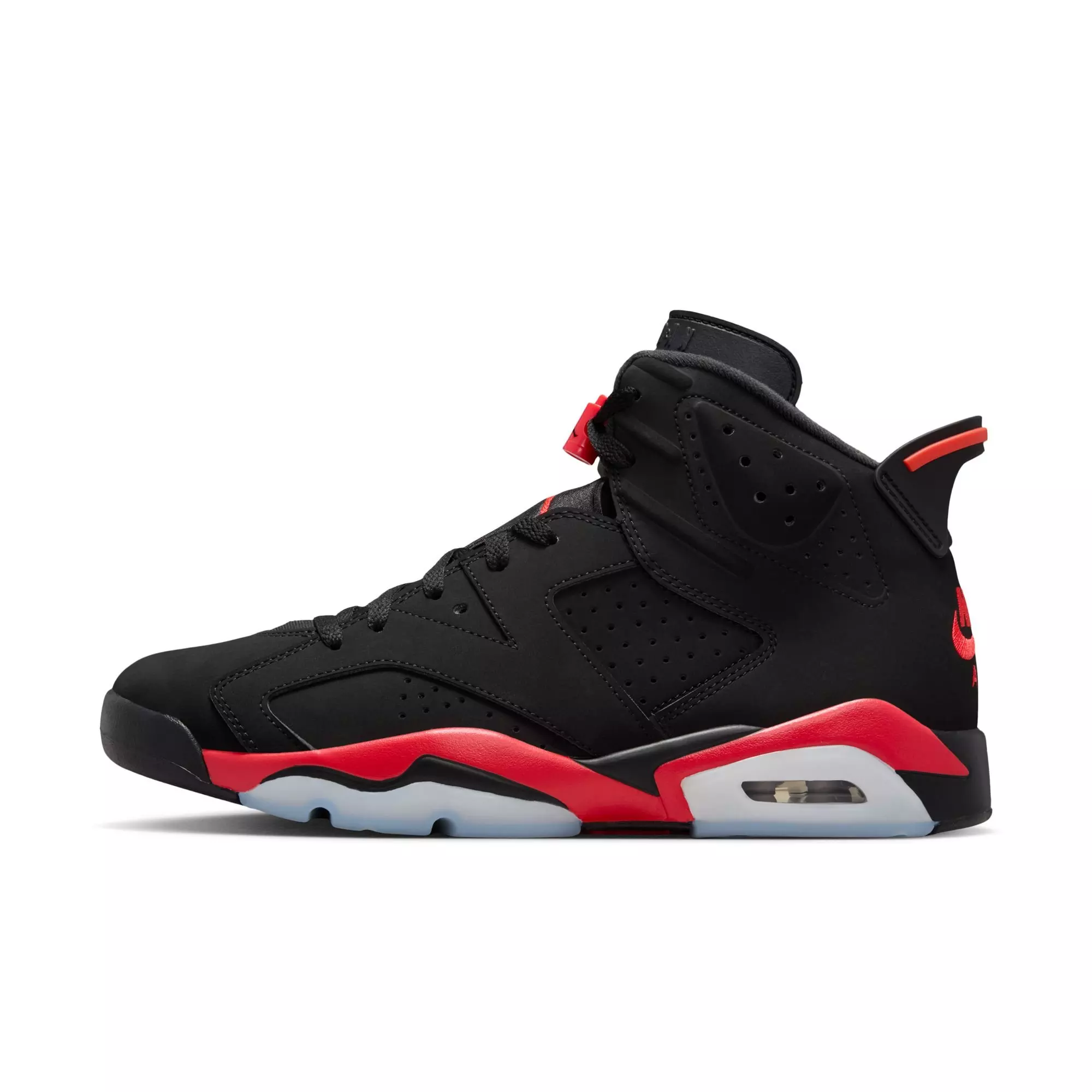 Jordan 6 Retro "Infrared Salesman" Men's Shoe - BLACK/CRIMSON
