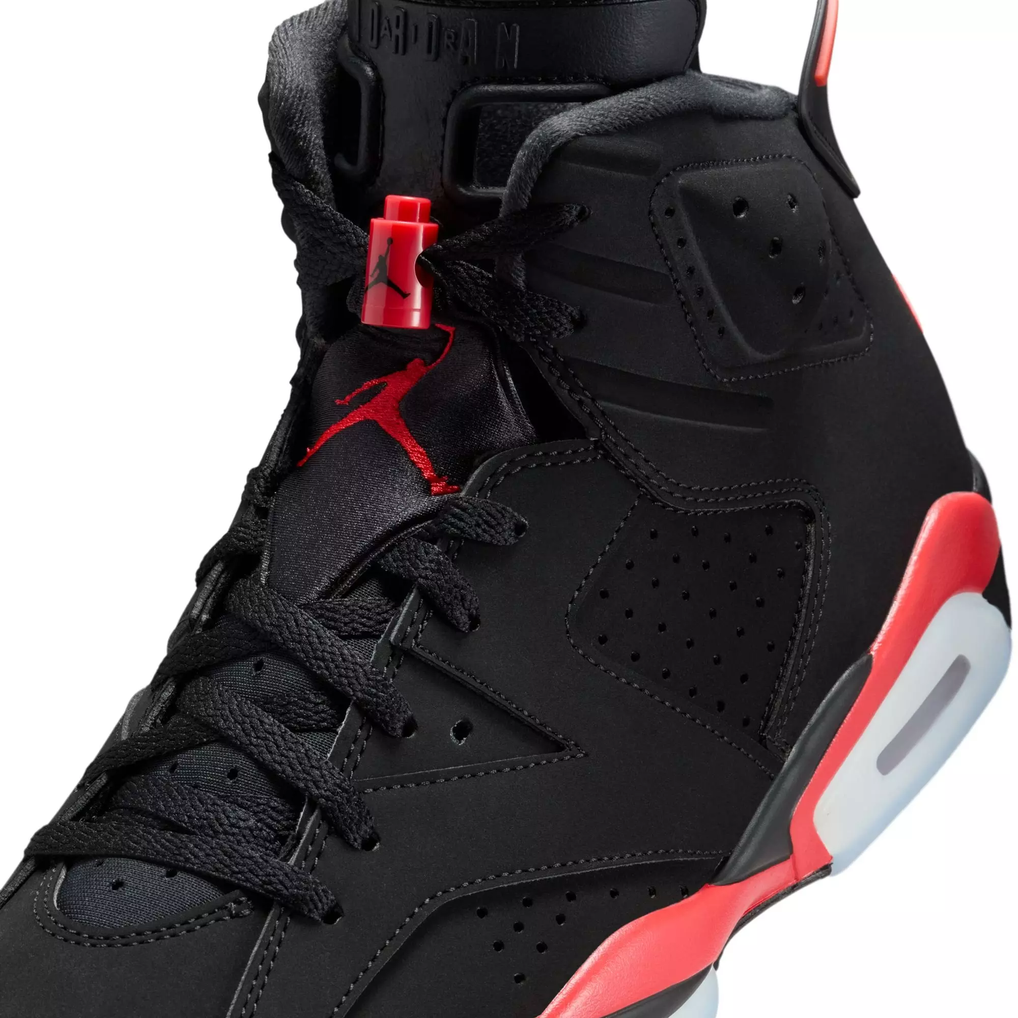 Jordan 6 Retro "Infrared Salesman" Men's Shoe - BLACK/CRIMSON