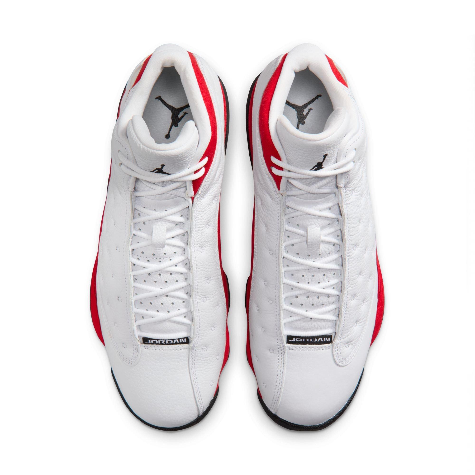 Jordan 13 Retro "True Red" Men's Shoe - WHITE/BLACK/TRUE RED Thumbnail View 10