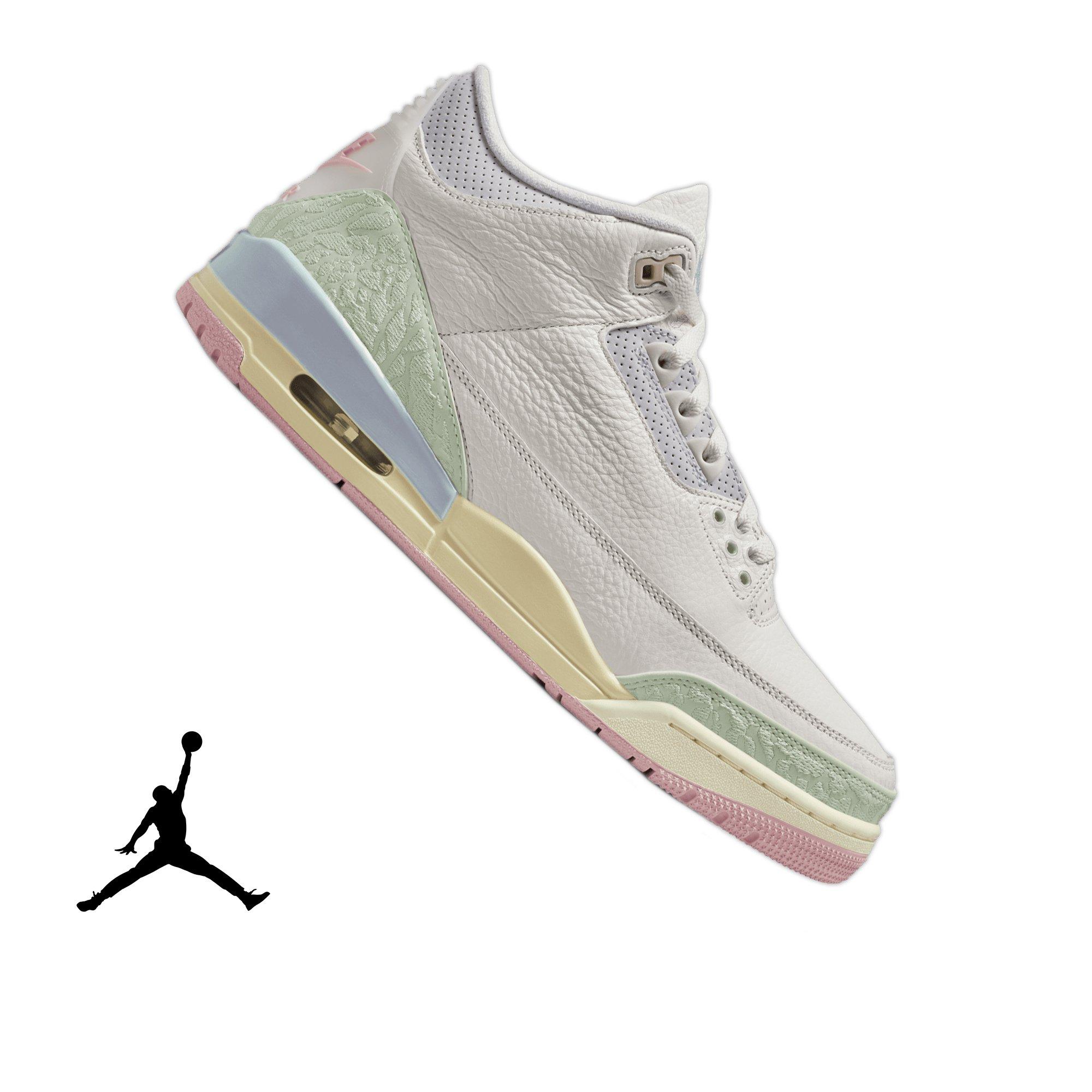 Jordan 3 Retro &ldquo;Spring Is in the Air&rdquo; Men's Shoe - SAIL/AURA/JADE Thumbnail View 1