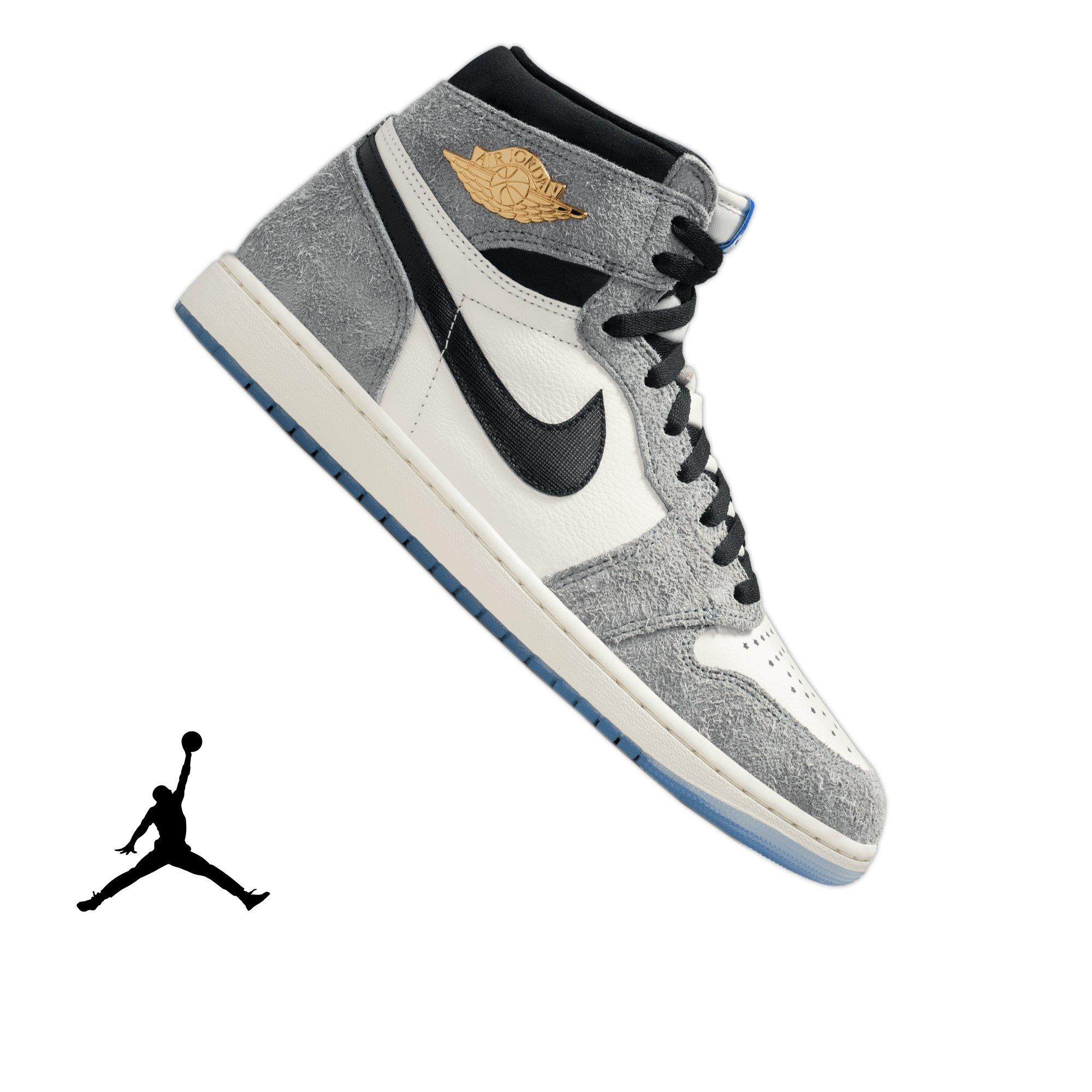 Jordan 1 Retro Mid Cool Grey High Top Sneakers Size 9.5 Mens Basketball Hooping Men main image 4