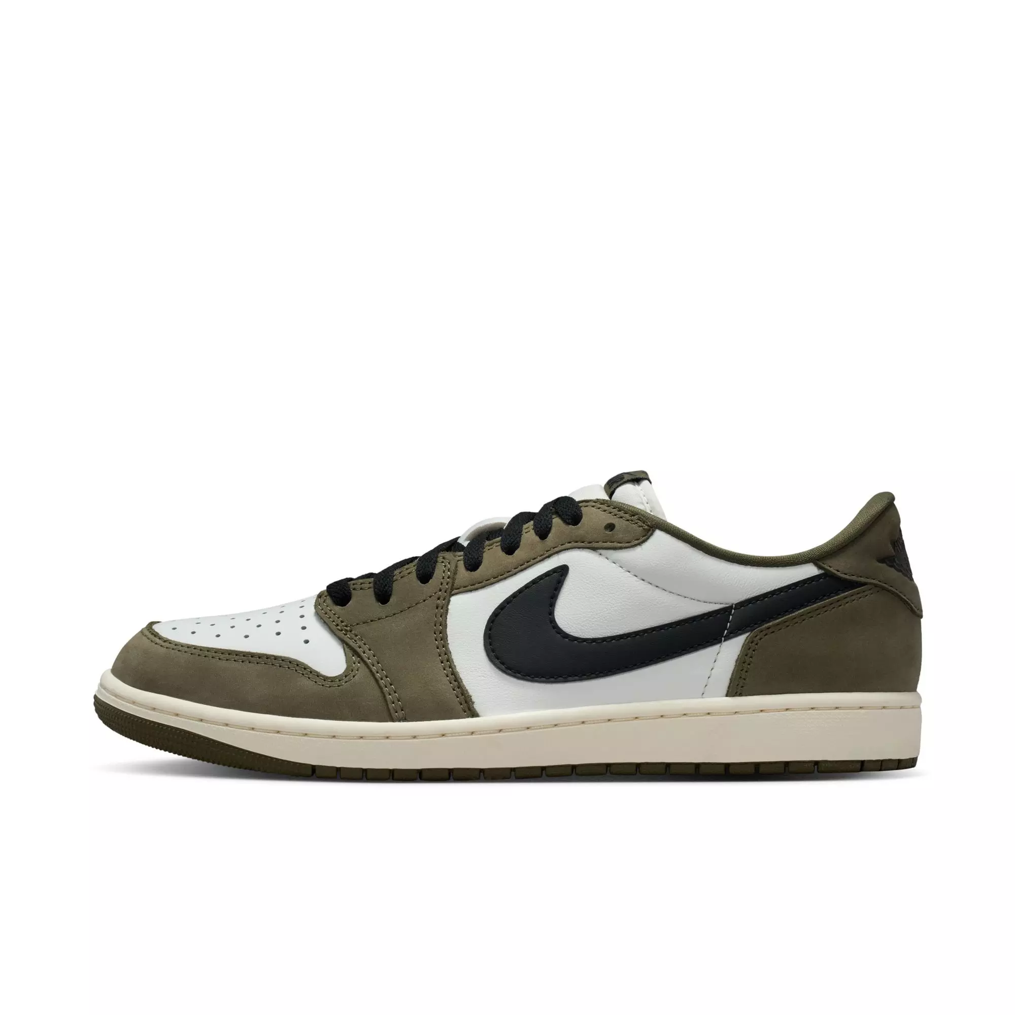 Jordan 1 Retro Low &ldquo;Medium Olive&rdquo; Men's Shoe - MEDIUM OLIVE/BLACK/SUMMIT WHITE