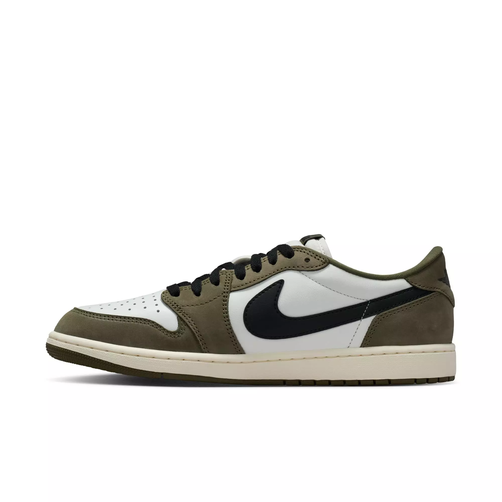 Jordan 1 Retro Low &ldquo;Medium Olive&rdquo; Men's Shoe - MEDIUM OLIVE/BLACK/SUMMIT WHITE