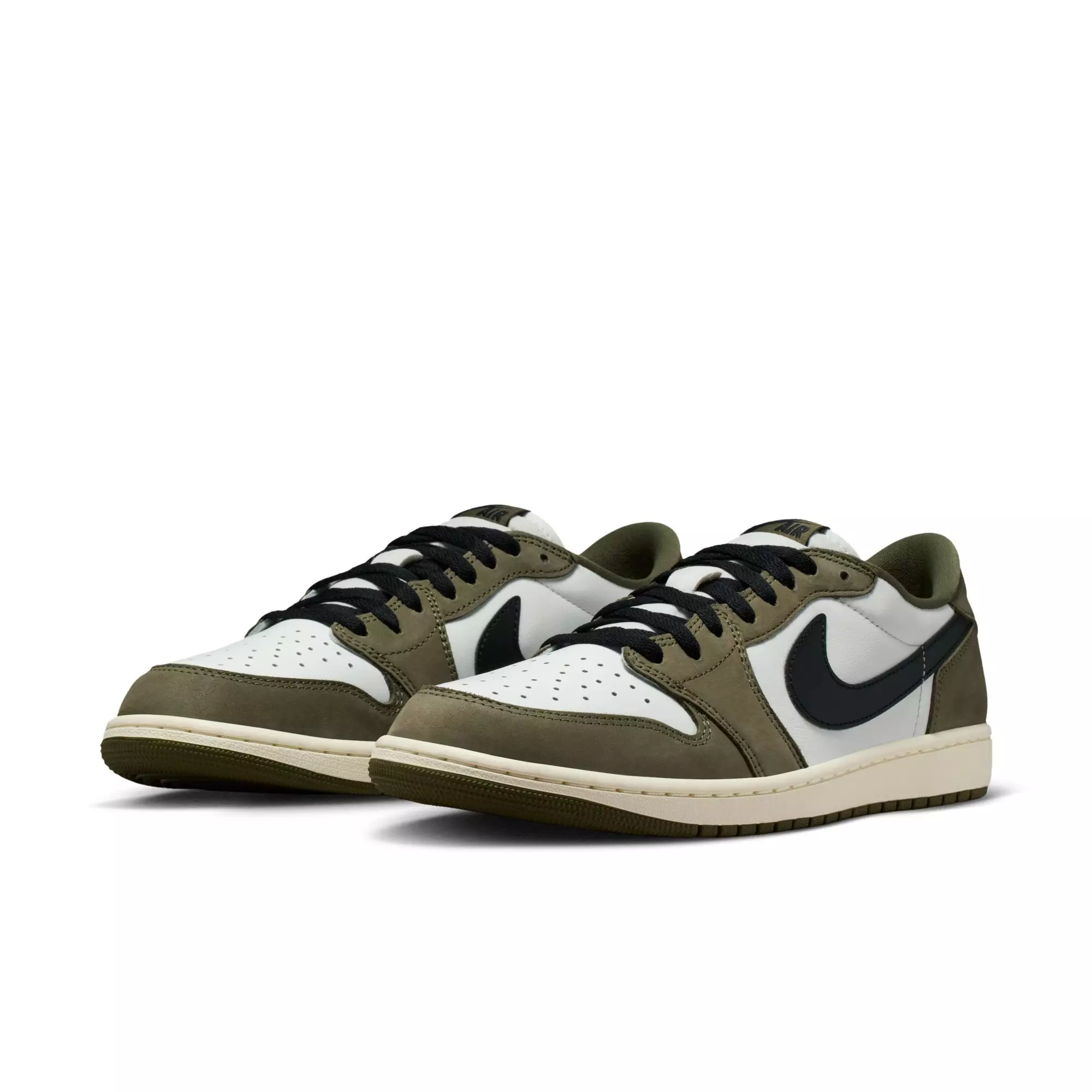 Jordan 1 Retro Low &ldquo;Medium Olive&rdquo; Men's Shoe - MEDIUM OLIVE/BLACK/SUMMIT WHITE