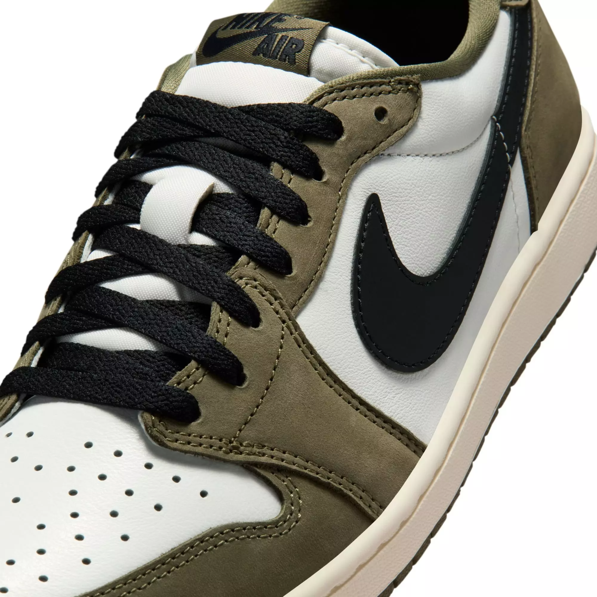 Jordan 1 Retro Low &ldquo;Medium Olive&rdquo; Men's Shoe - MEDIUM OLIVE/BLACK/SUMMIT WHITE