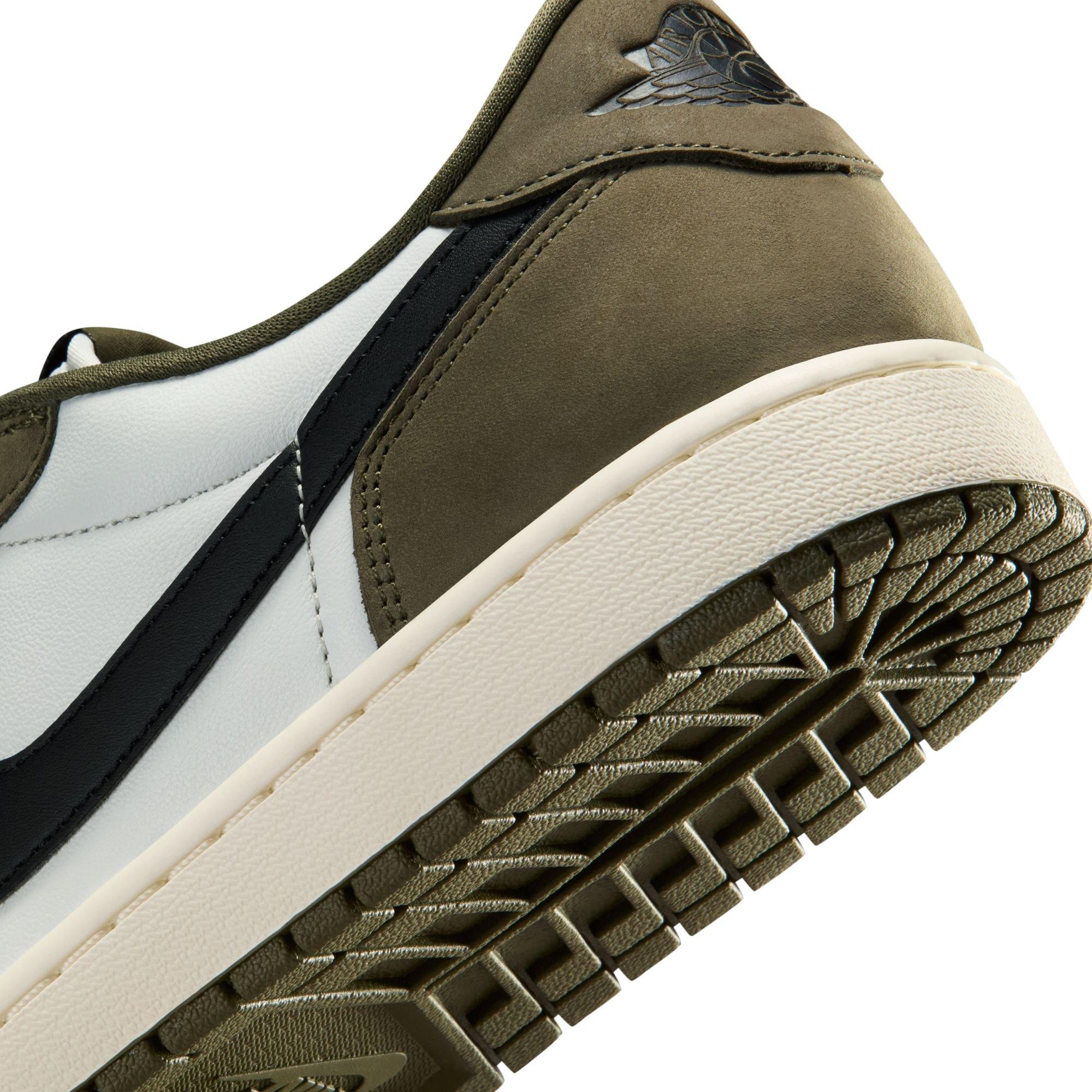 Jordan 1 Retro Low &ldquo;Medium Olive&rdquo; Men's Shoe - MEDIUM OLIVE/BLACK/SUMMIT WHITE Thumbnail View 6