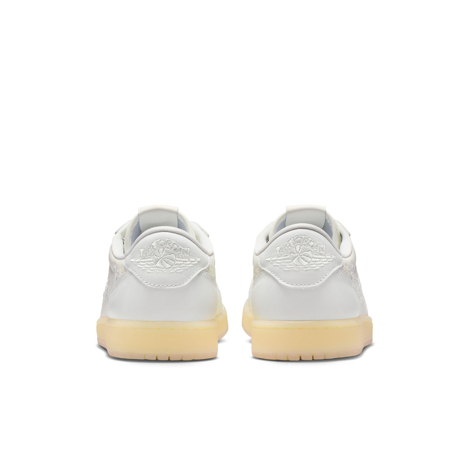 Jordan 1 Retro Low "Floral Swoosh" Men's Shoe - SAIL/OFF WHITE/COCONUT MILK Thumbnail View 9