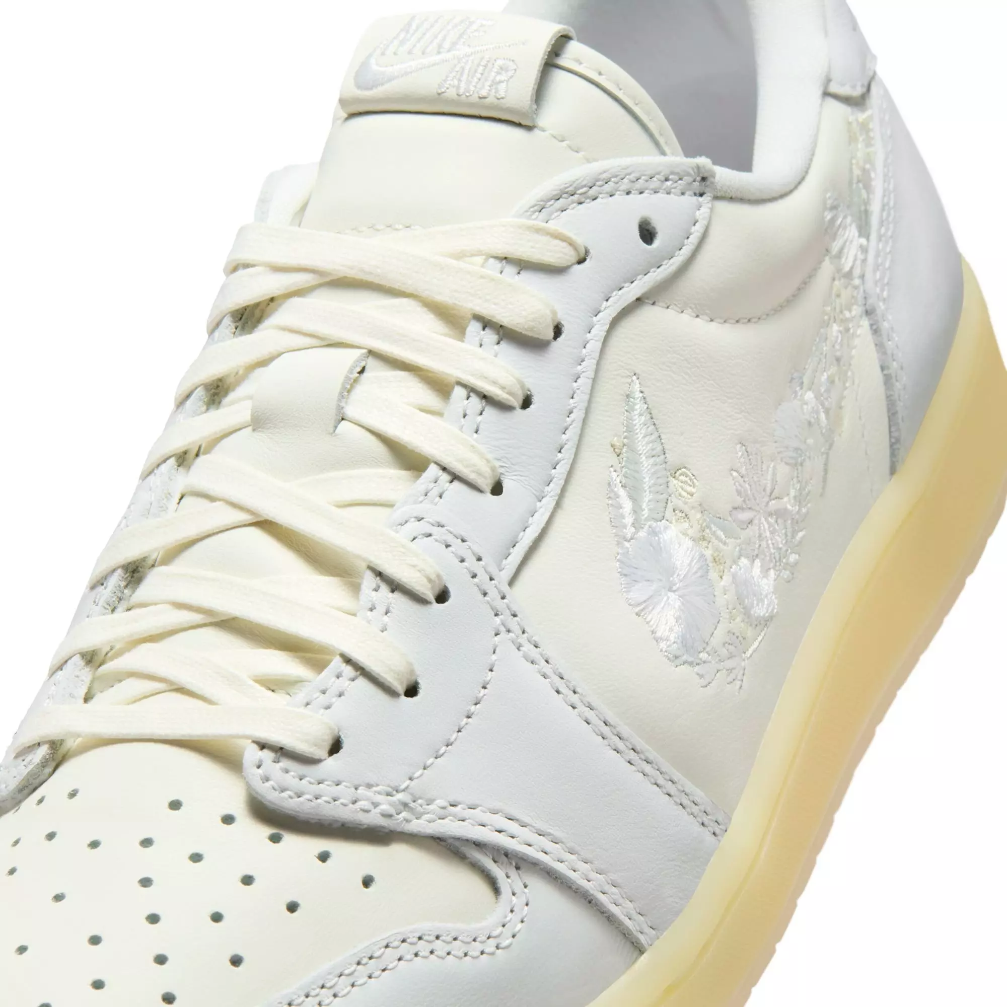 Jordan 1 Retro Low "Floral Swoosh" Men's Shoe - SAIL/OFF WHITE/COCONUT MILK
