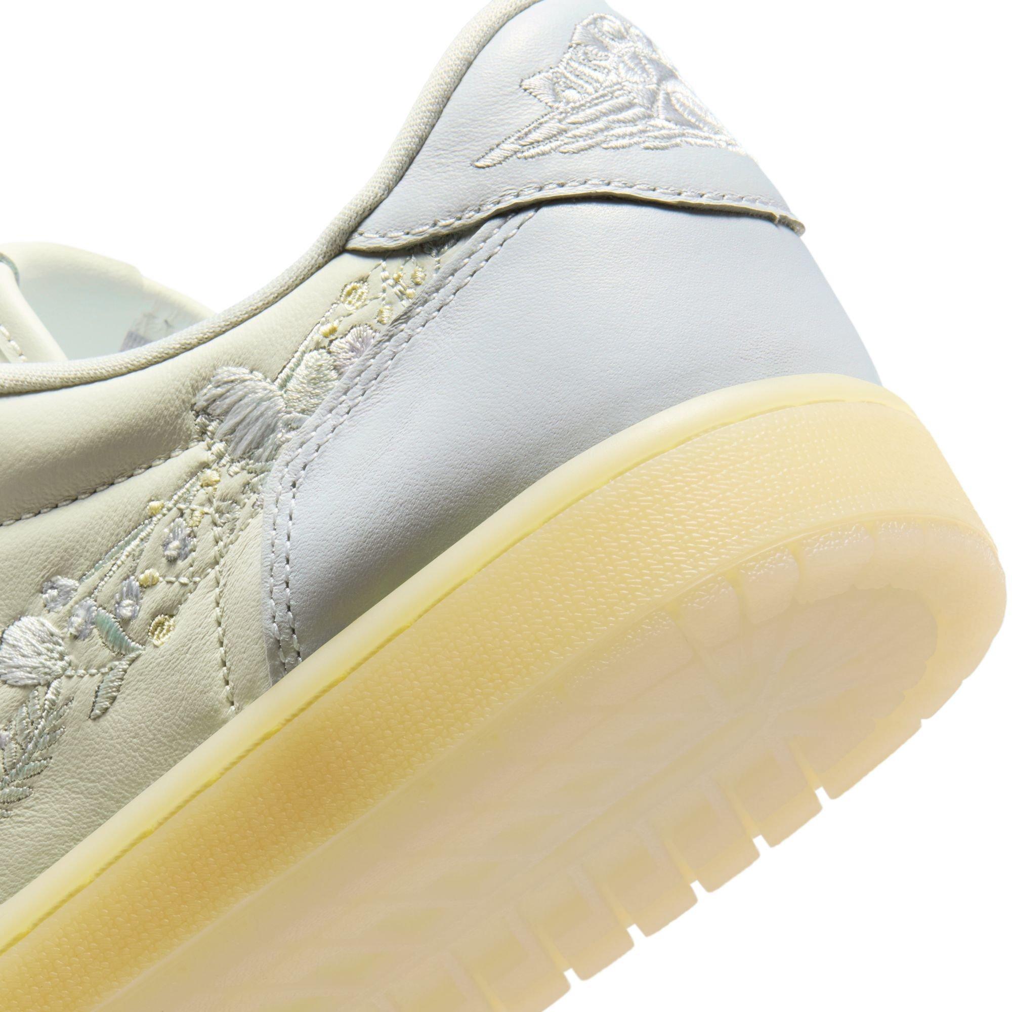 Jordan 1 Retro Low "Floral Swoosh" Men's Shoe - SAIL/OFF WHITE/COCONUT MILK Thumbnail View 6