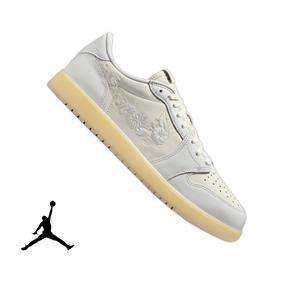 Jordan 1 Retro Low "Floral Swoosh" Men's Shoe