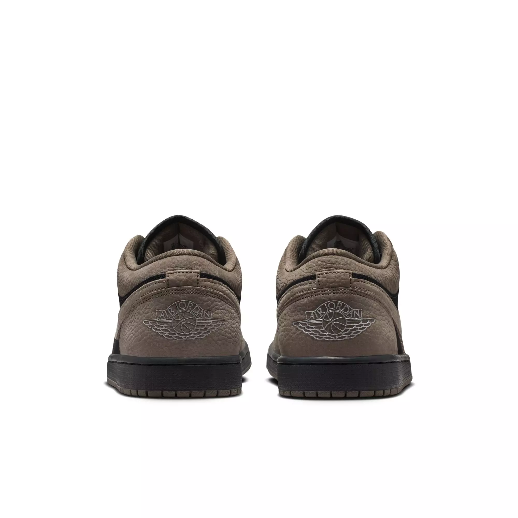 Jordan 1 Low SE "Black/Olive Grey/Lt Wild Mango" Men's Shoe - BLACK/GREY