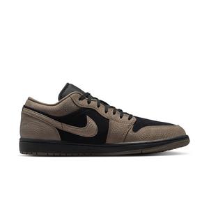 Jordan 1 Low SE "Black/Olive Grey/Lt Wild Mango" Men's Shoe