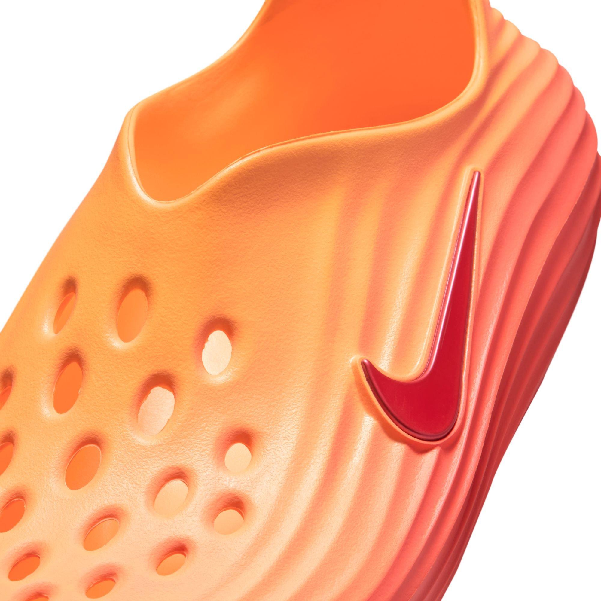 Nike ReactX Rejuven8 "Topaz Gold/Lt Crimson/Turf Orange" Unisex Slide - ORANGE Thumbnail View 10