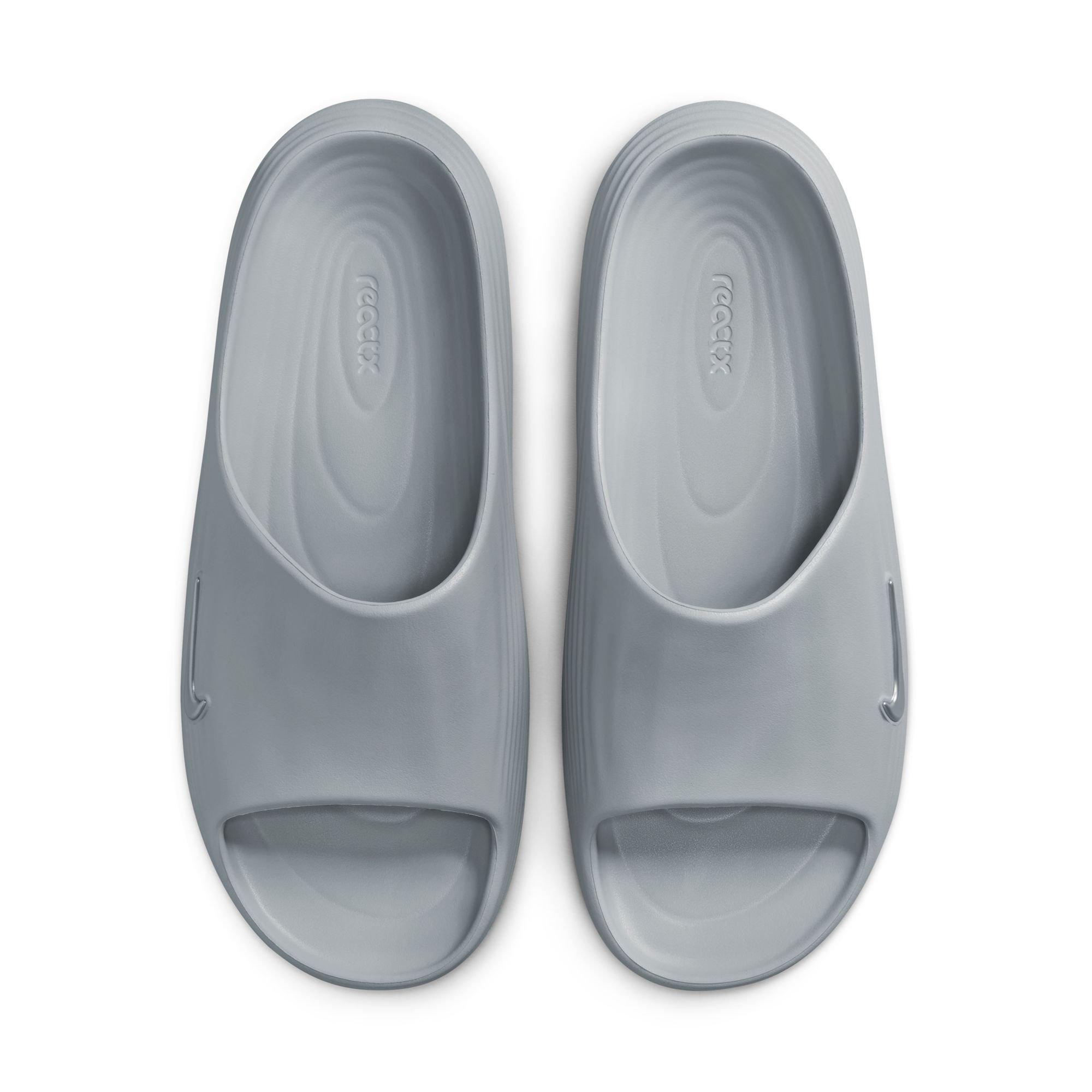 Nike ReactX Rejuven8 "Wolf Grey" Unisex Slide - GREY Thumbnail View 6