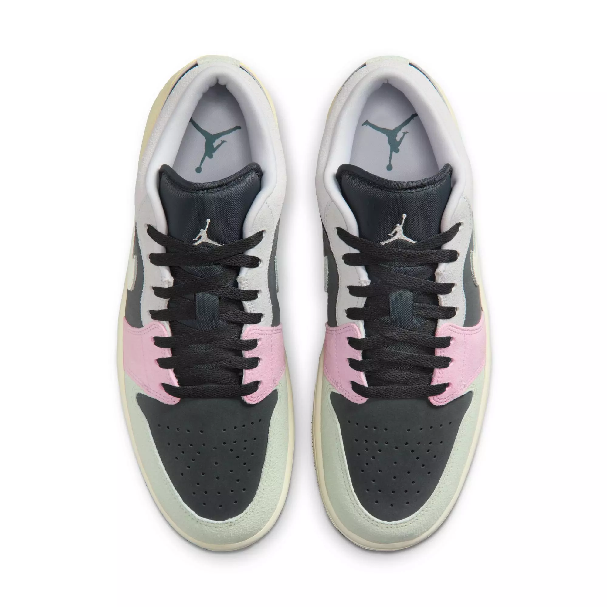 Jordan 1 Low SE "Anthracite/Sail/Muslin/Iris Whisper" Men's Shoe - BLACK/MULTI