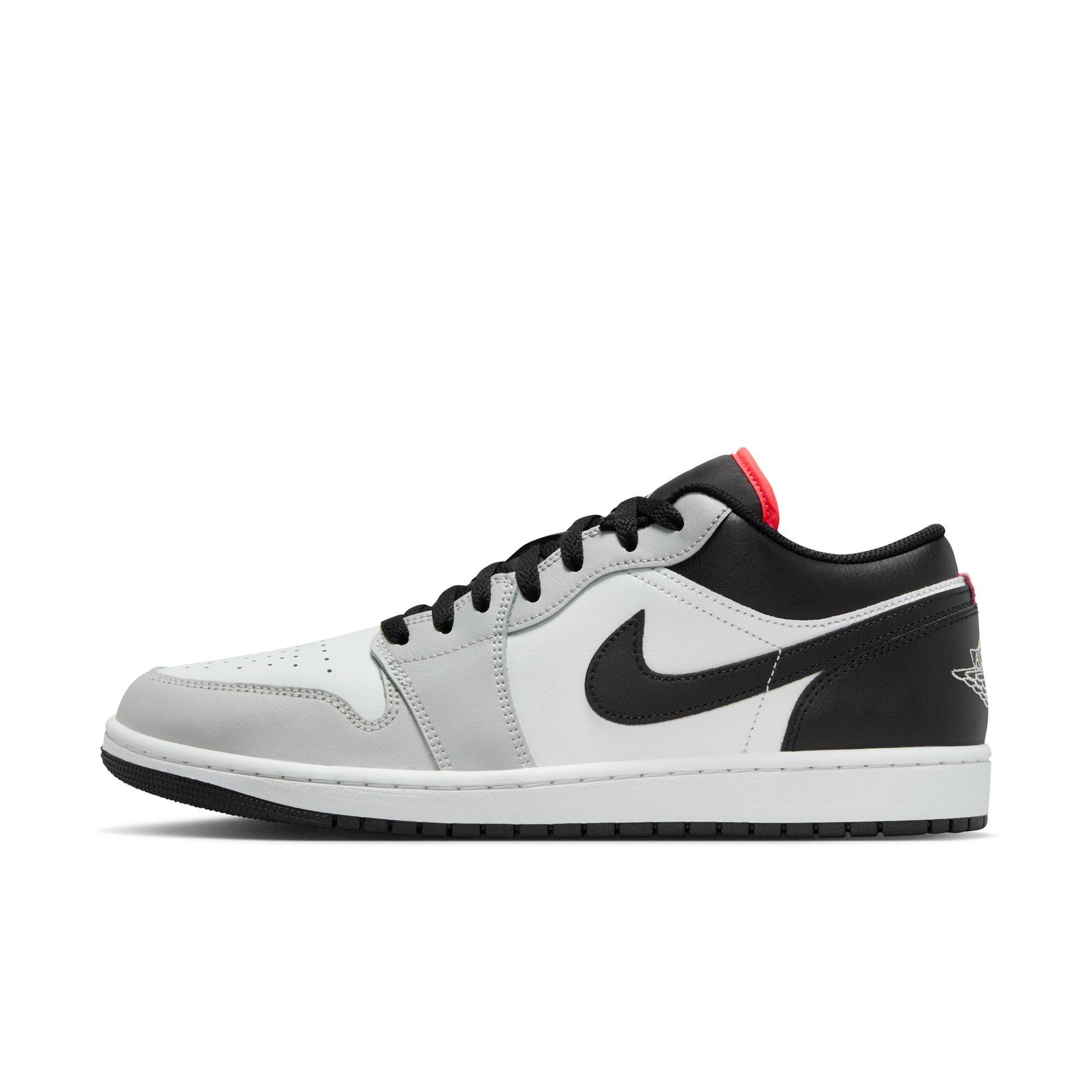Jordan 1 Low "Neutral Grey/Black/Summit White" Men's Shoe - GREY/BLACK/WHITE Thumbnail View 3