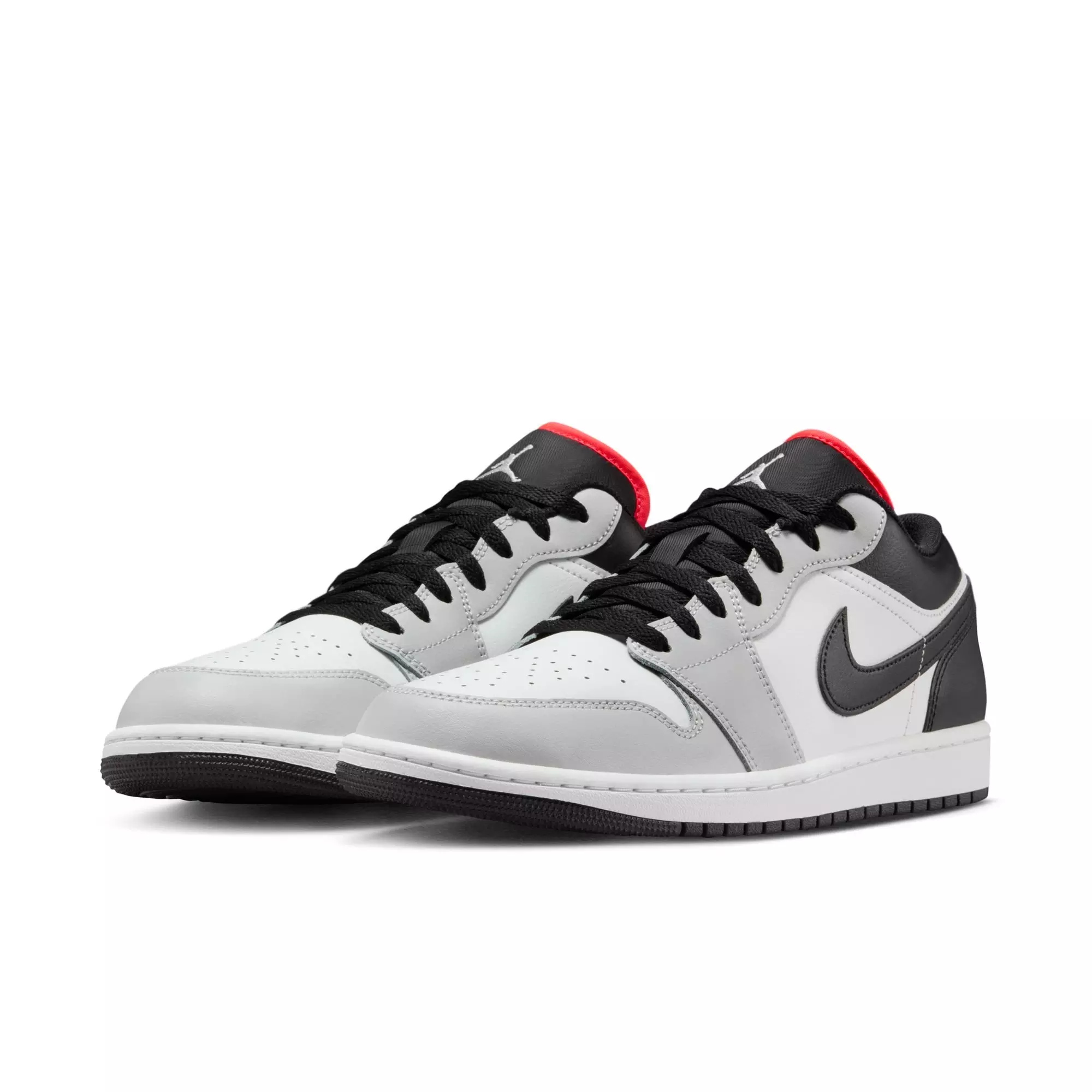 Jordan 1 Low "Neutral Grey/Black/Summit White" Men's Shoe - GREY/BLACK/WHITE