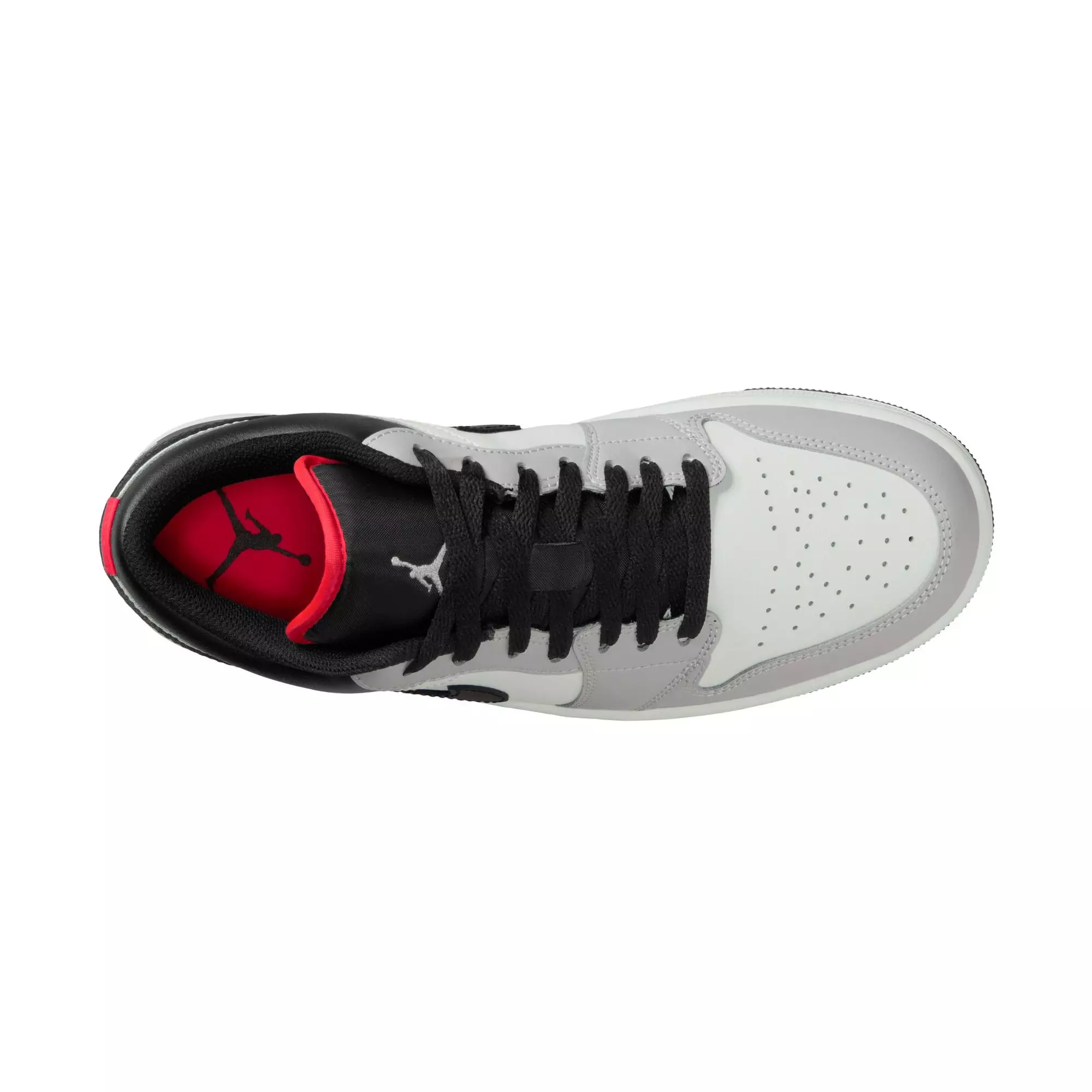 Jordan 1 Low "Neutral Grey/Black/Summit White" Men's Shoe - GREY/BLACK/WHITE